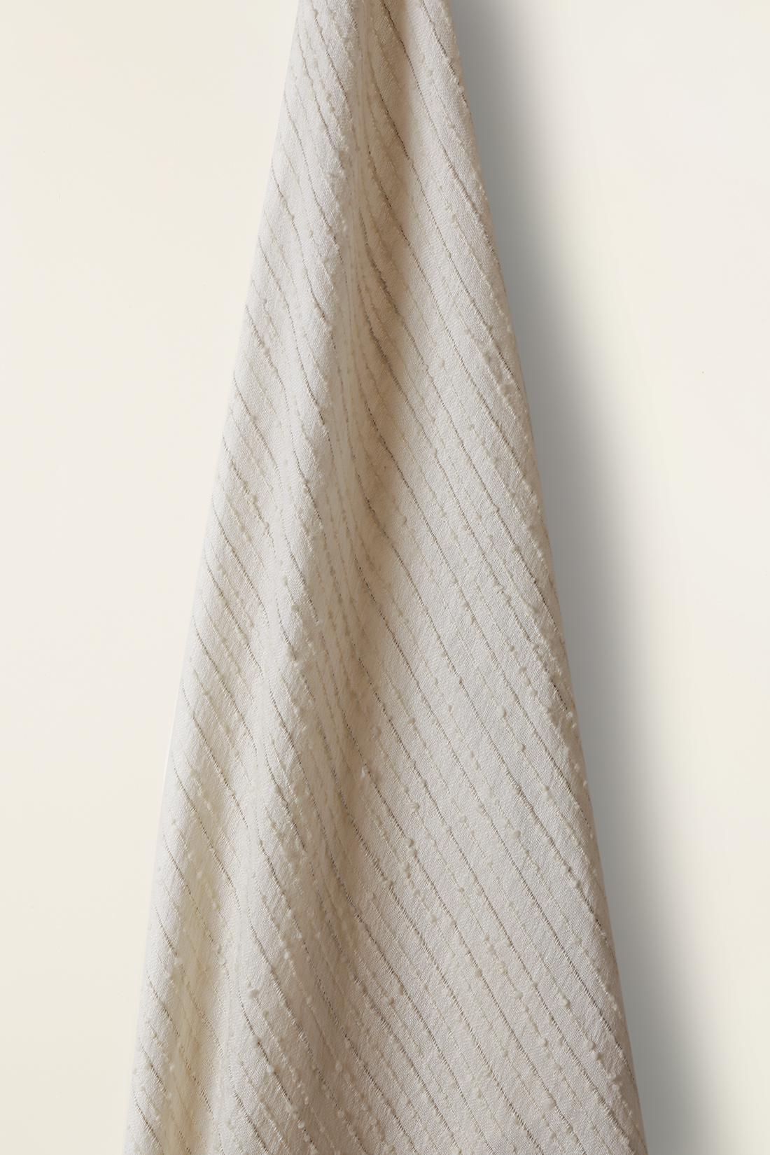 Sheer Linen Wool Blend in Wisp