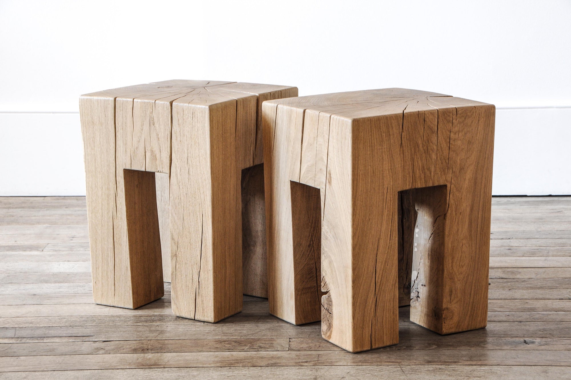 Carved Oak Side Table