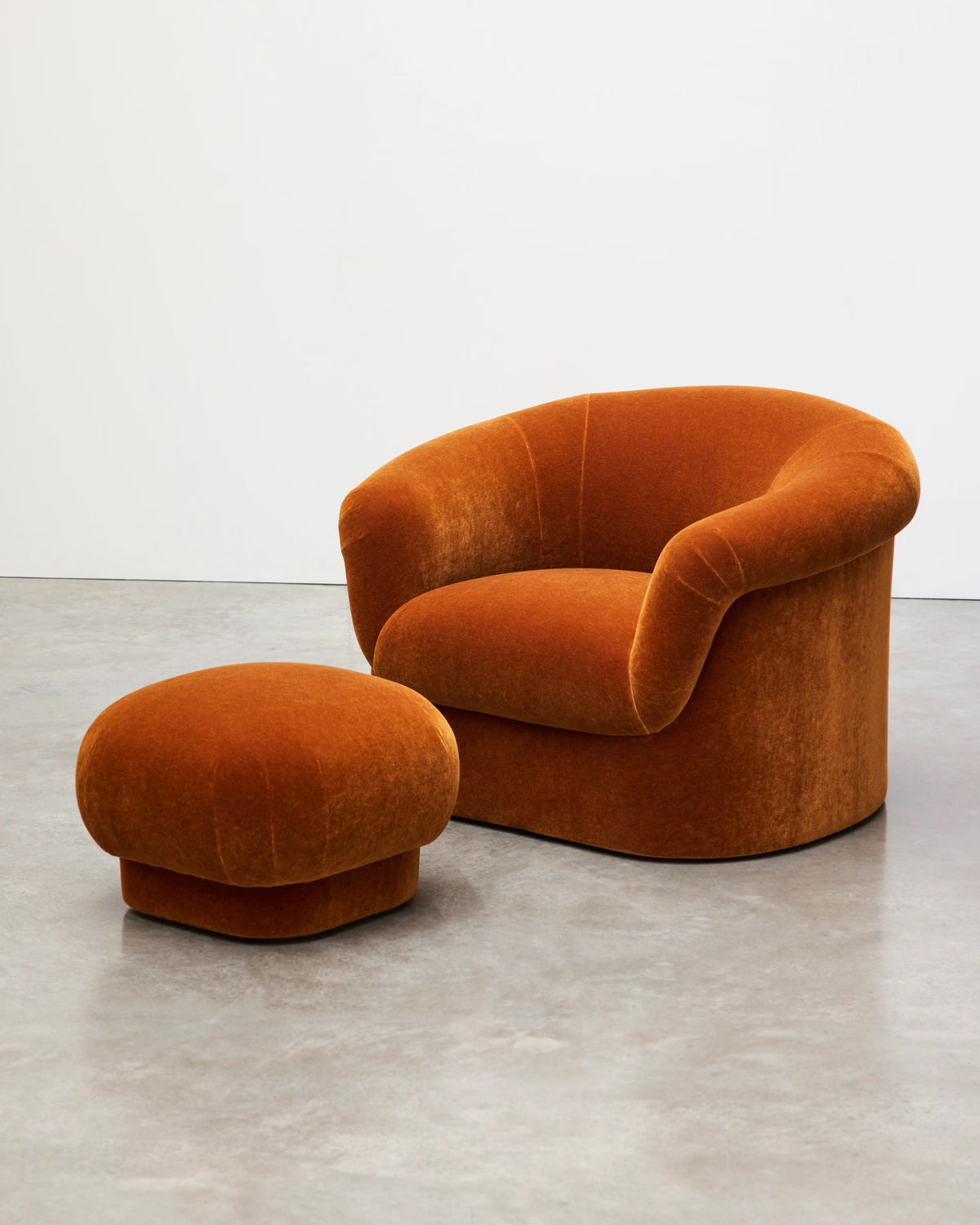Roll Top Ottoman Mini