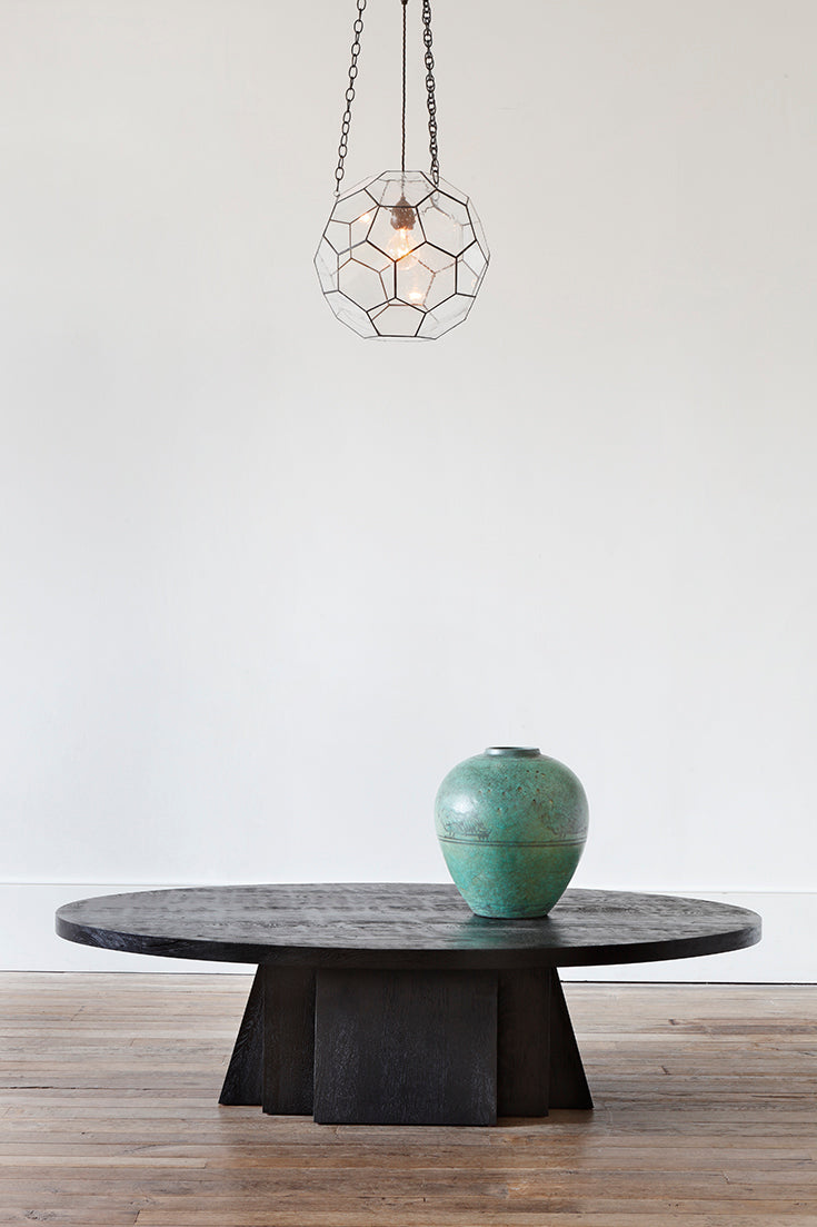 Low Oval Coffee Table