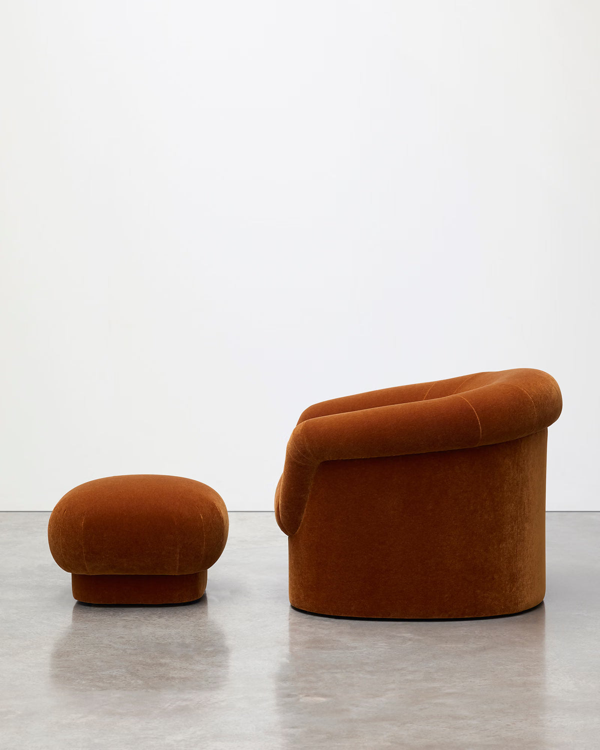 Roll Top Ottoman Mini