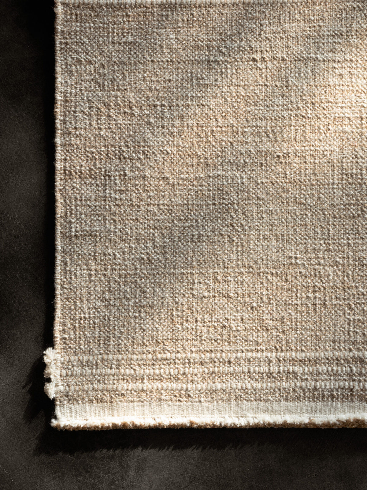 Burlap in Natural White