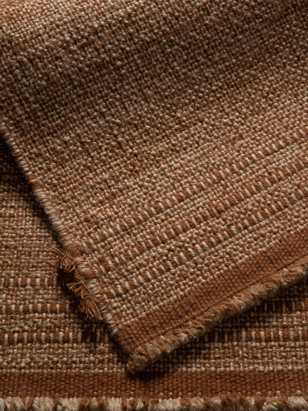 Burlap in Terracotta