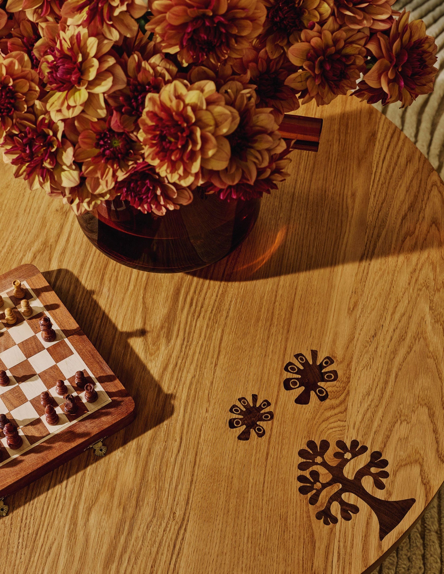 The Cowrie Round Coffee Table