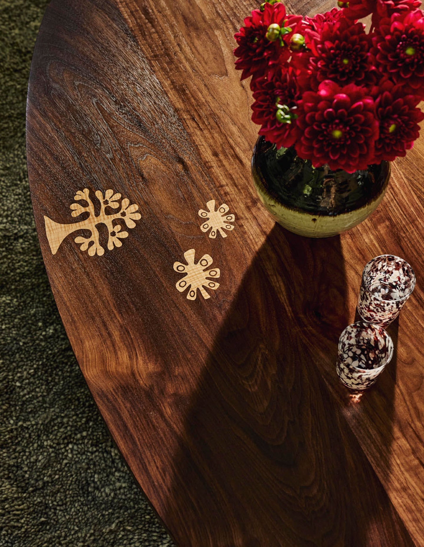 The Cowrie Oval Coffee Table