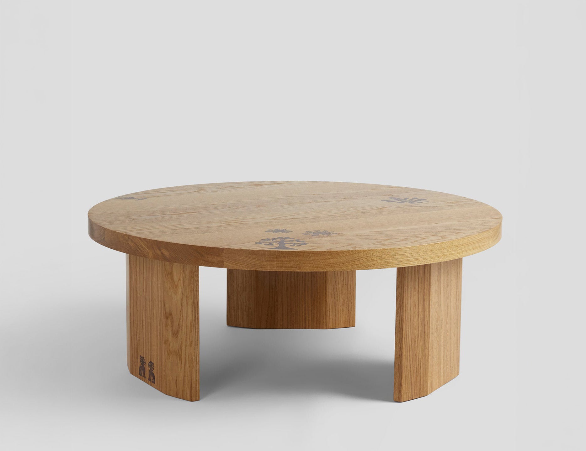 The Cowrie Round Coffee Table