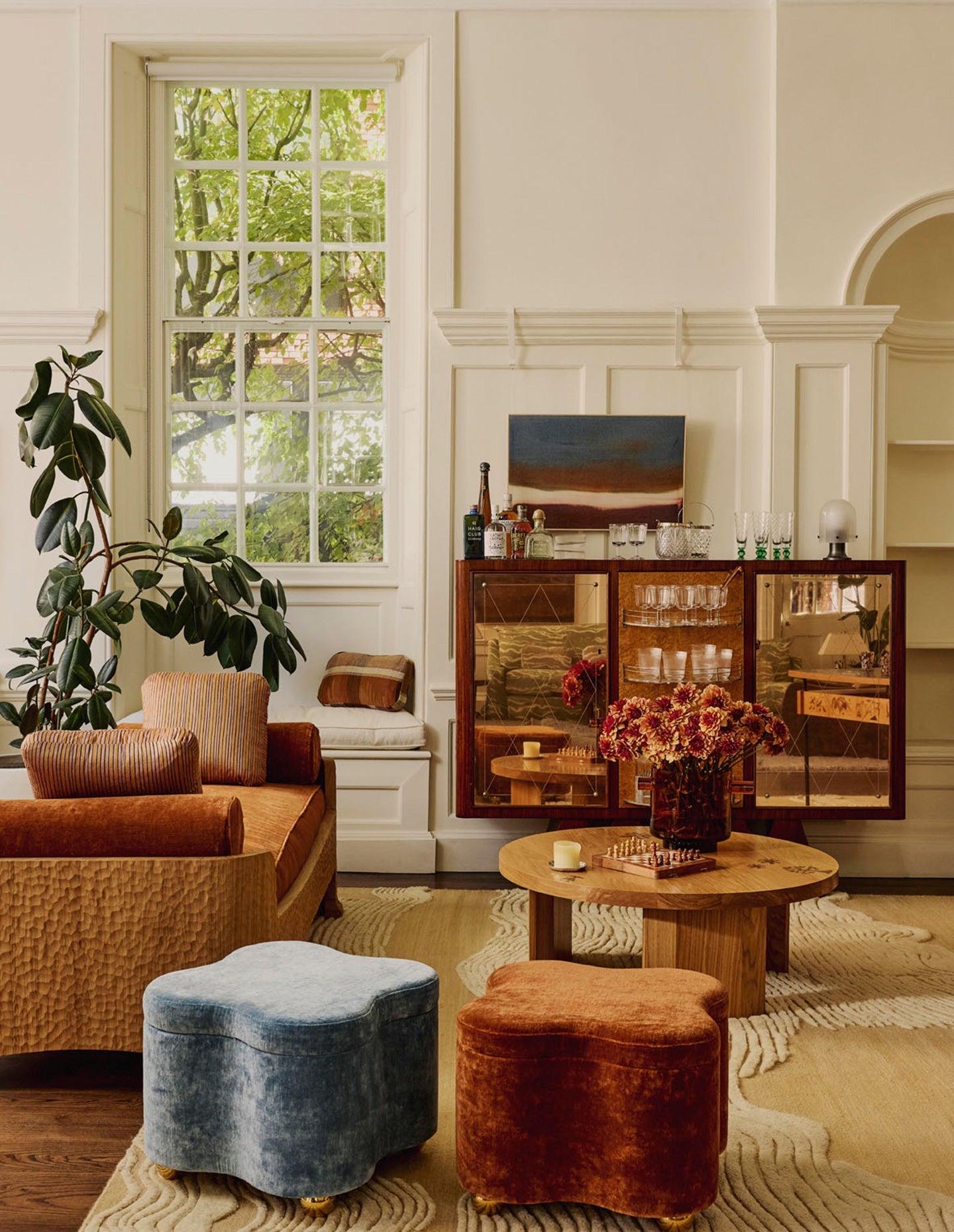 The Cowrie Round Coffee Table
