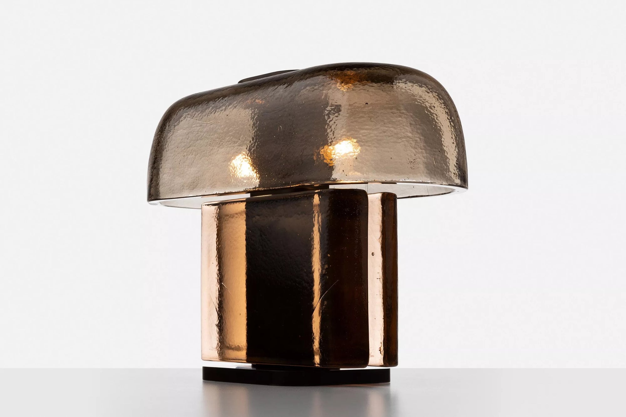 Esca Table Lamp No 1 in Cast Glass