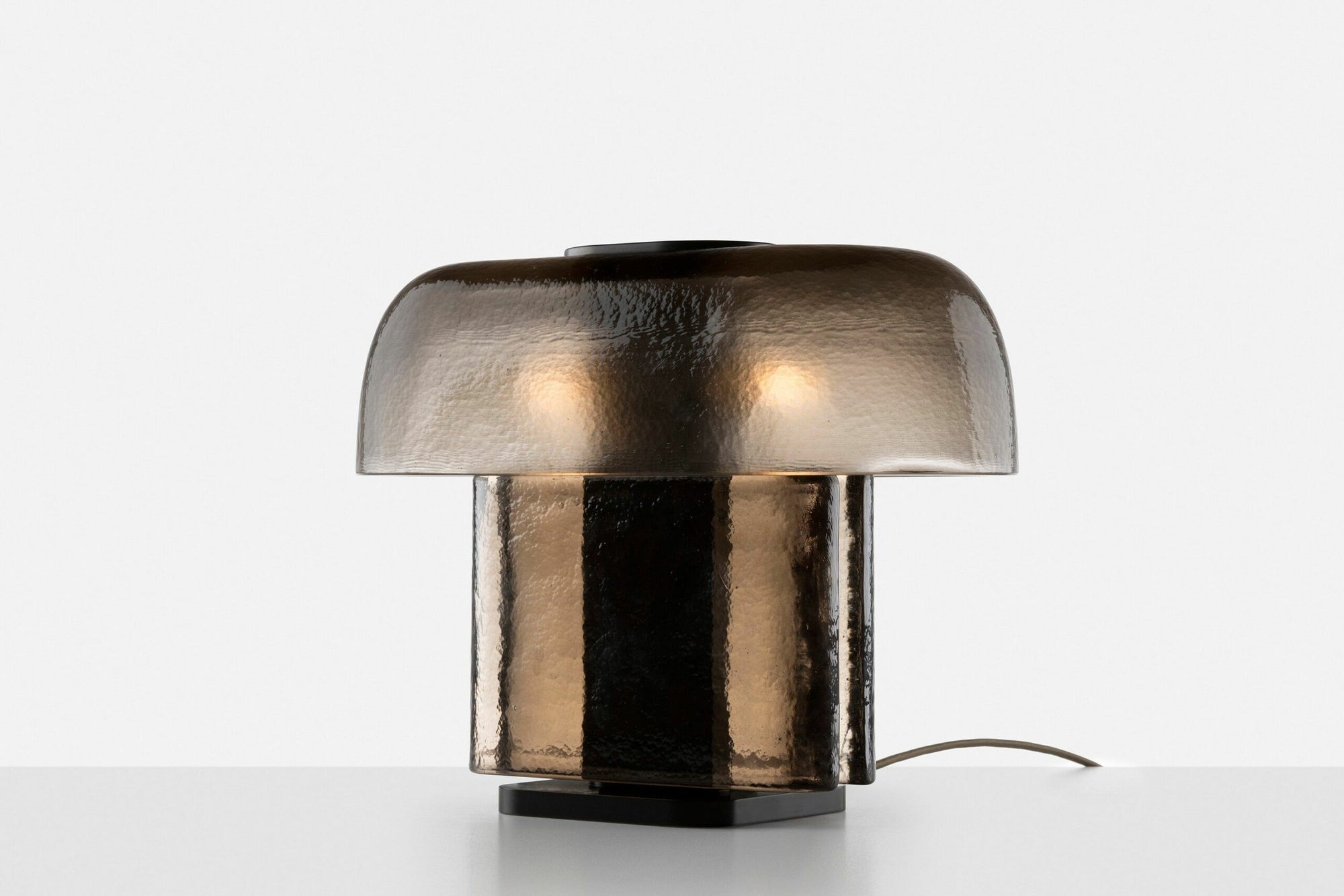 Esca Table Lamp No 1 in Cast Glass