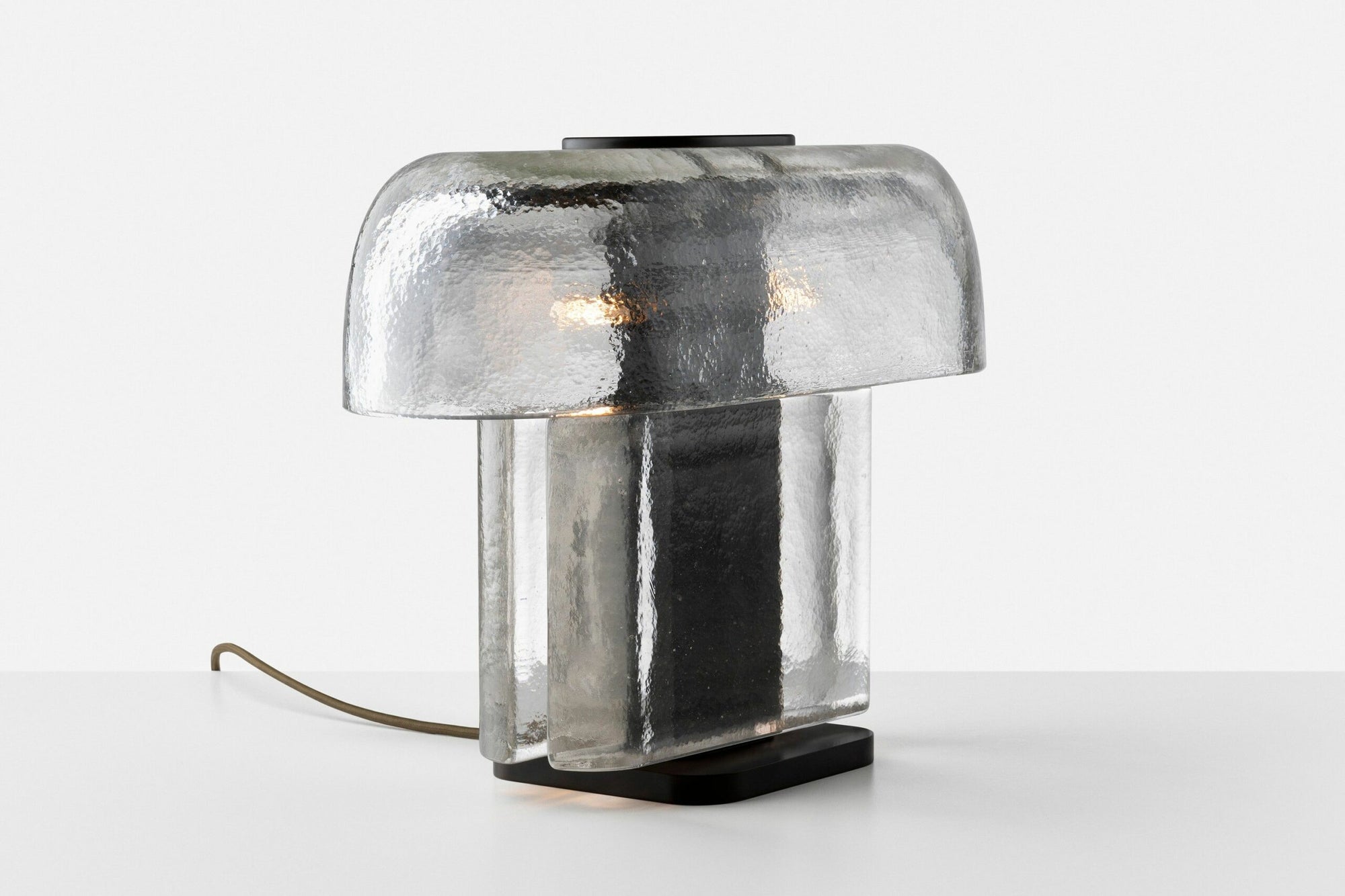 Esca Table Lamp No 1 in Cast Glass