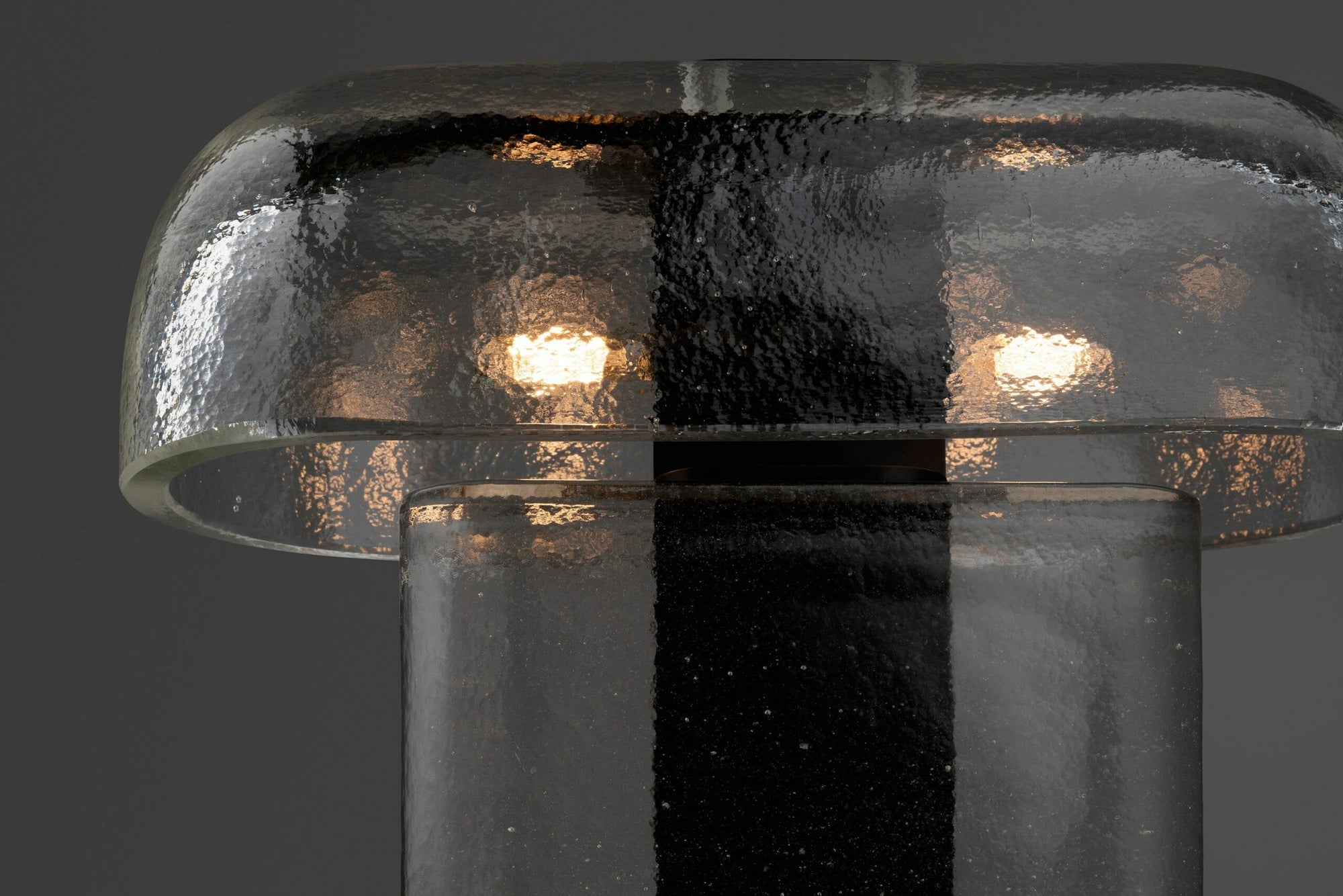 Esca Table Lamp No 1 in Cast Glass