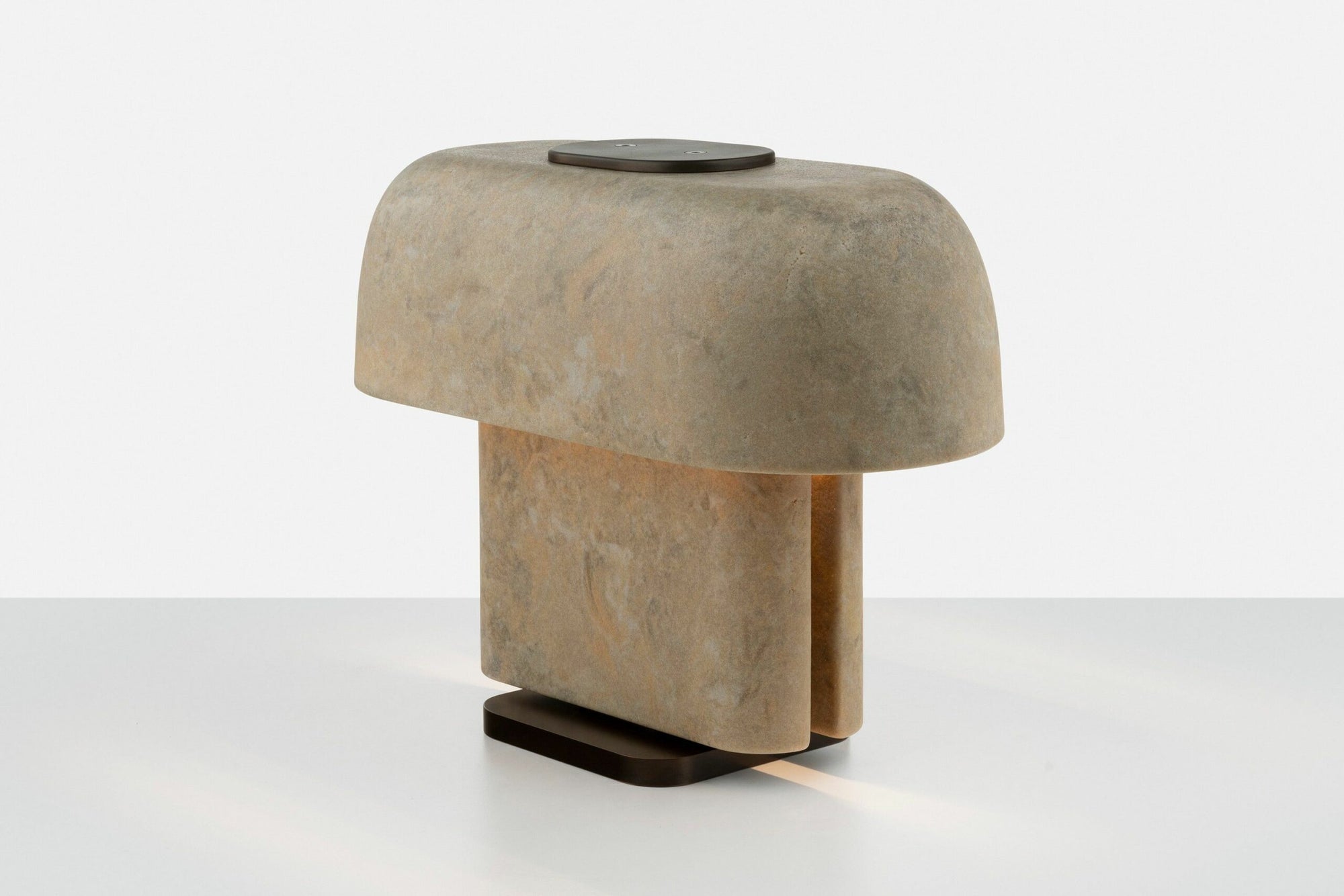 Esca Table Lamp No 1 in Cast Mineral