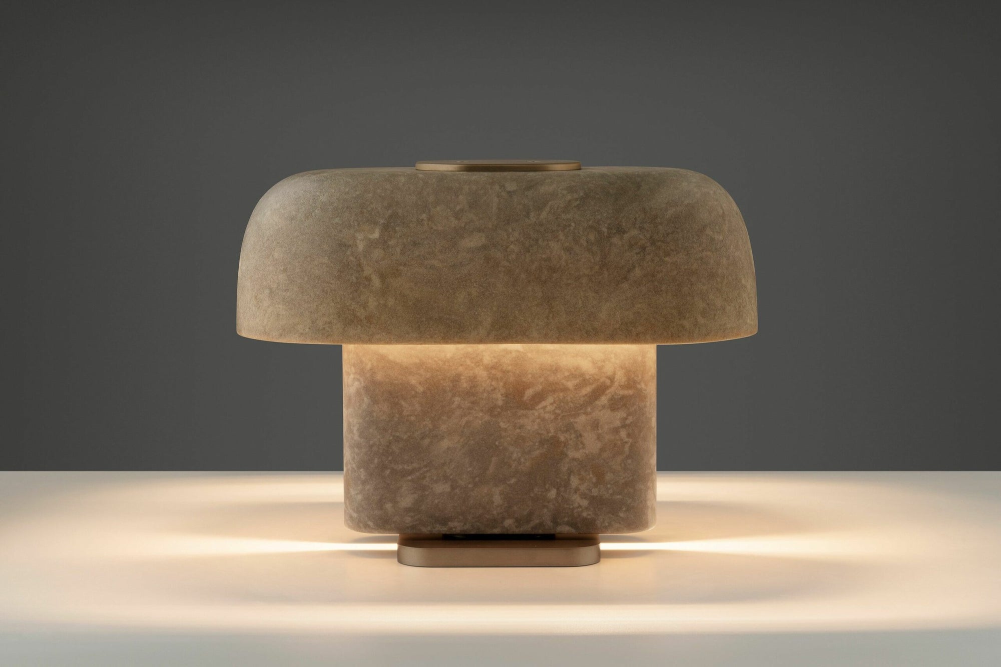 Esca Table Lamp No 1 in Cast Mineral
