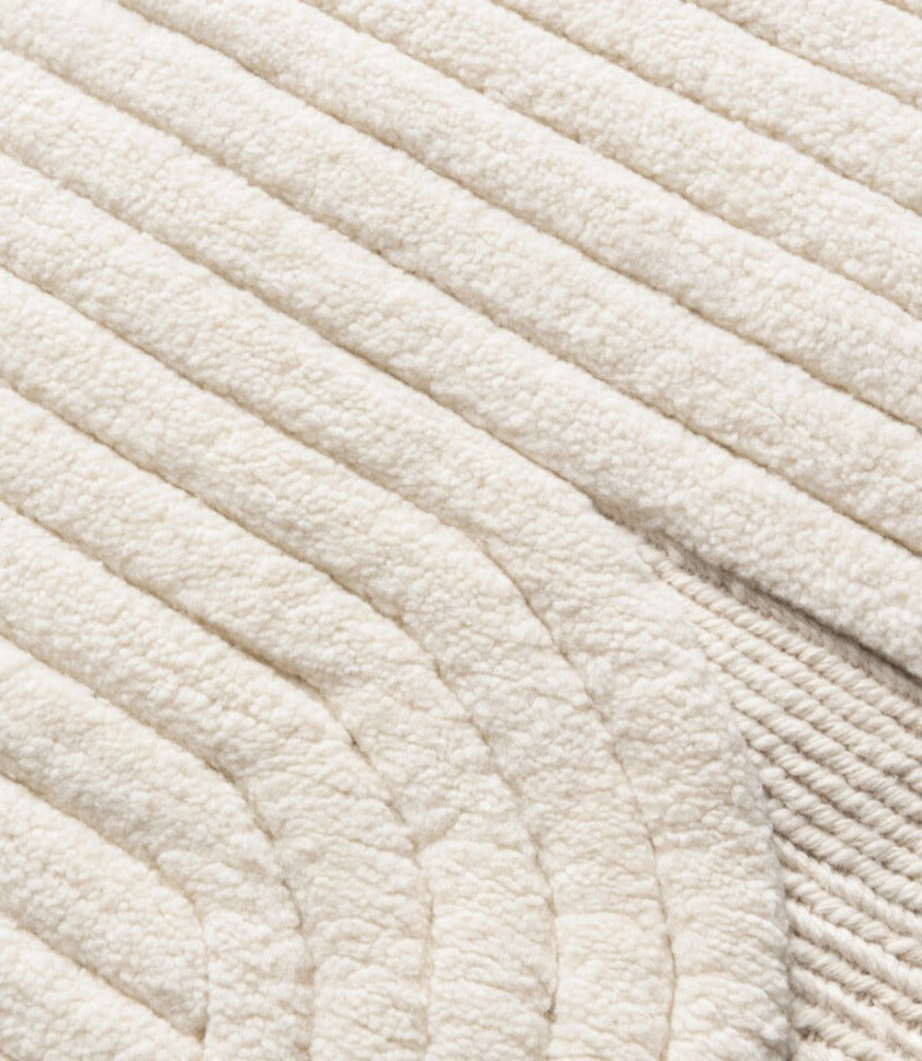 Furrow in Natural White