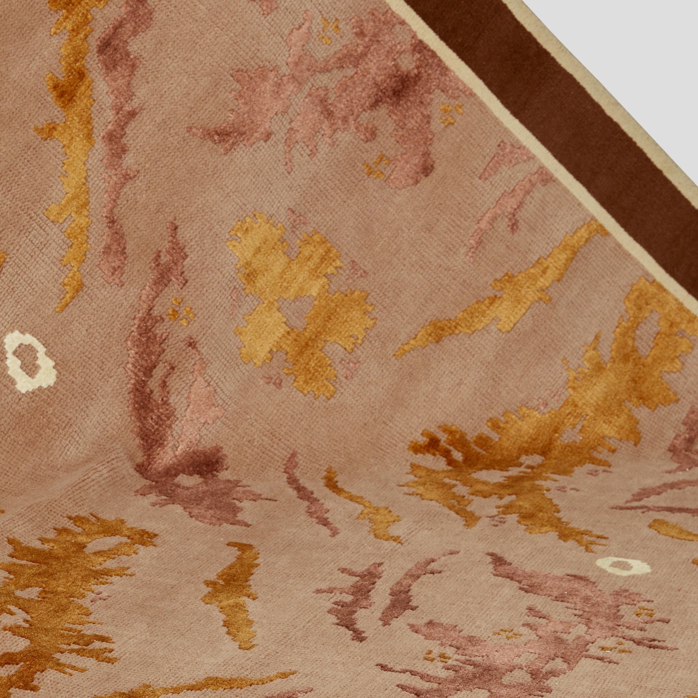 The Gaia Rug in Burnt Sienna