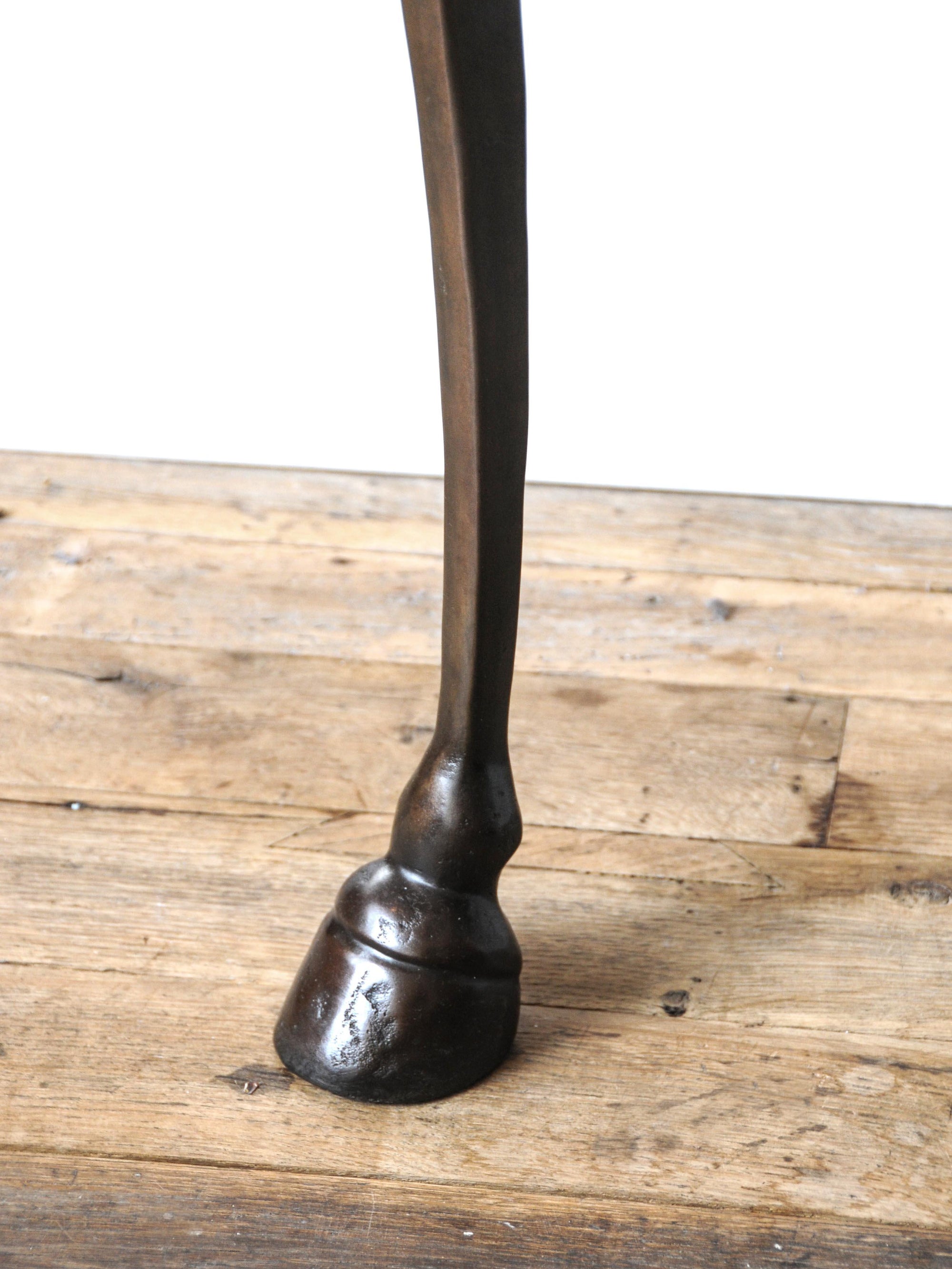 Hoof Console Table in Cast Bronze