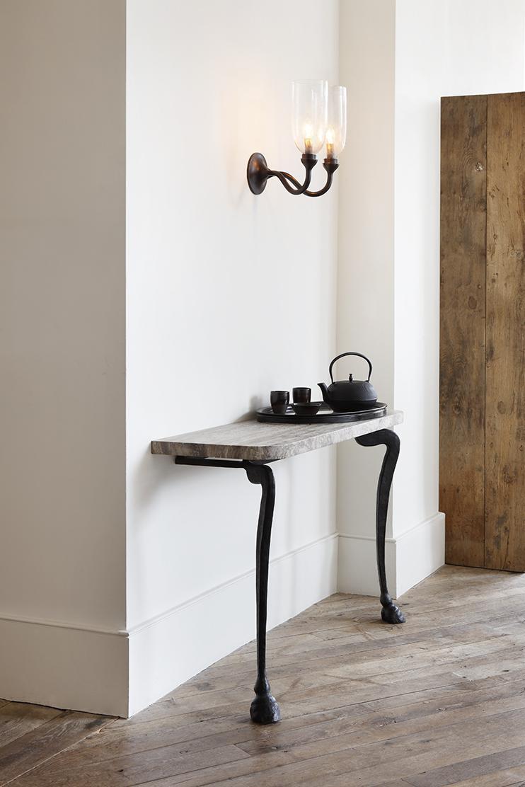 Hoof Console Table in Cast Iron