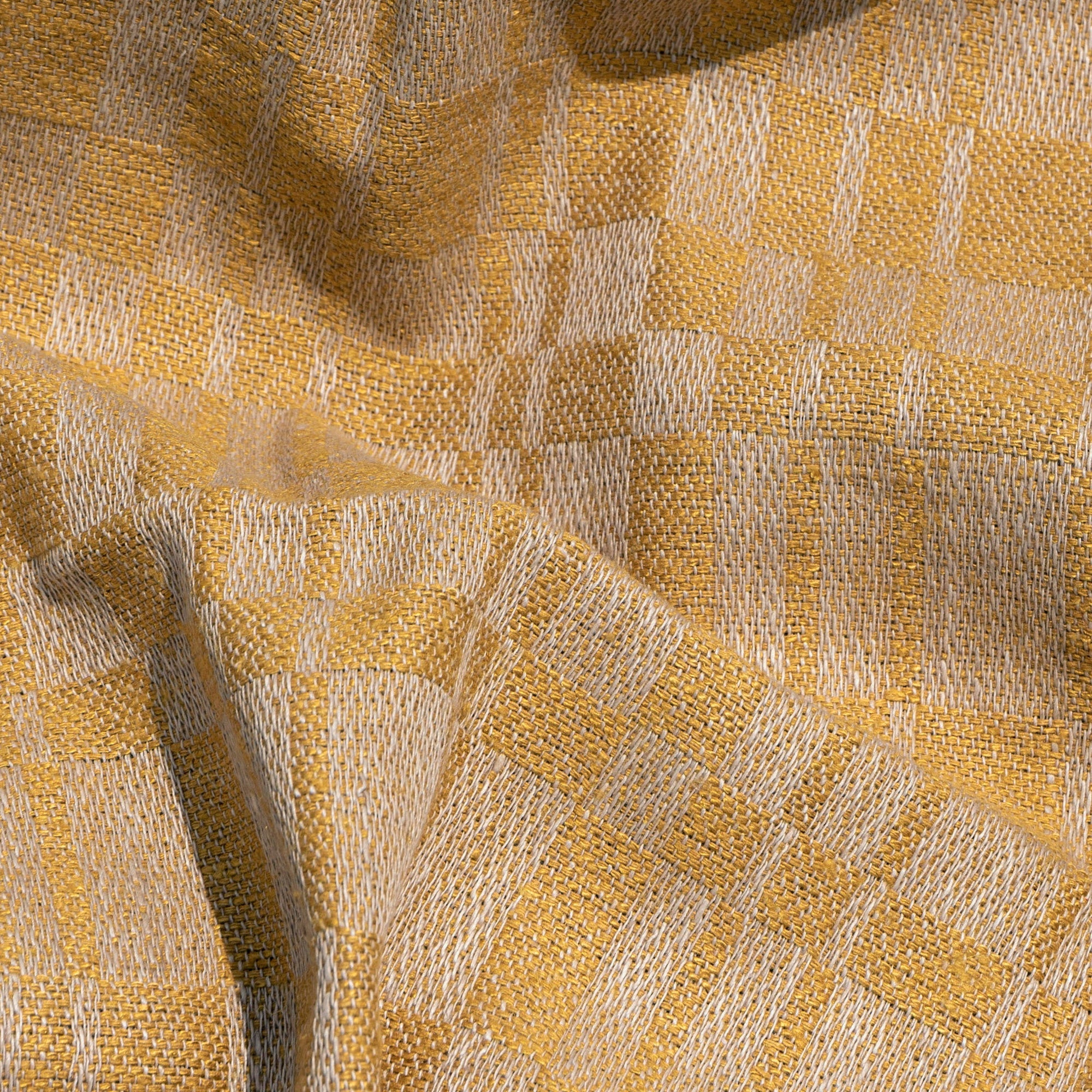 Commune Shaker Plaid in Ochre