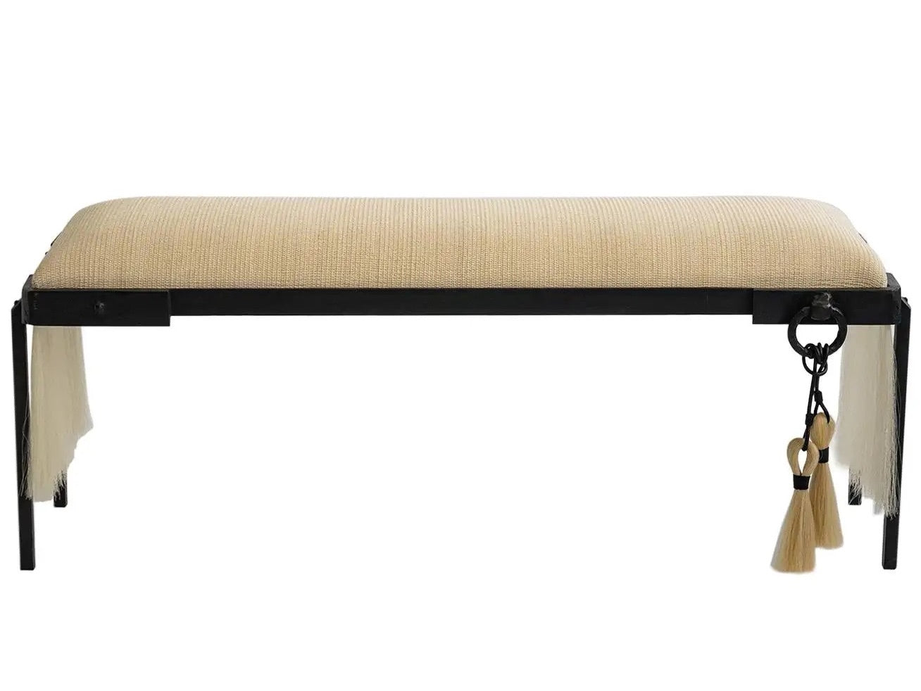 HORSEHAIR BENCH NO. 1 - CREAM (LARGE)