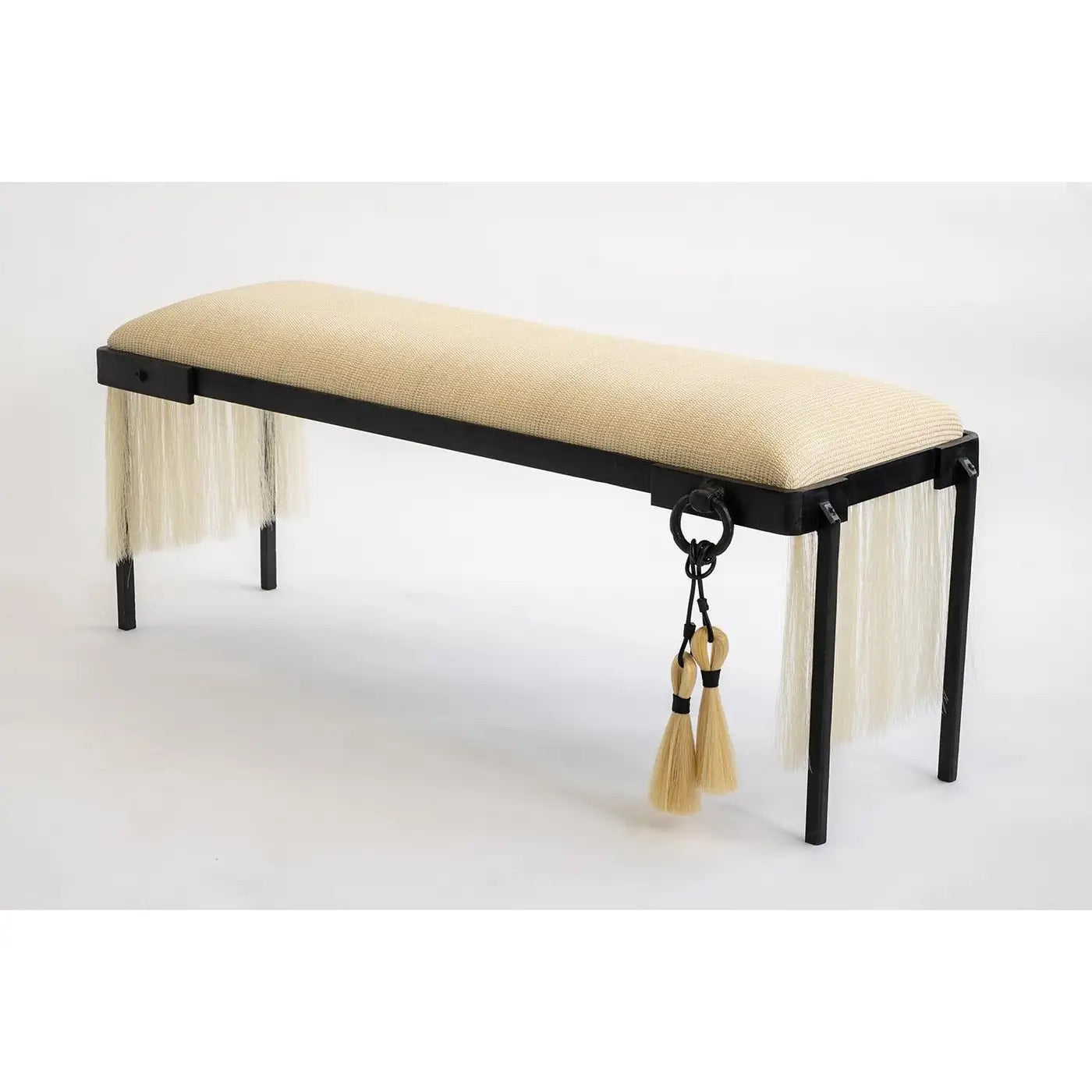 HORSEHAIR BENCH NO. 1 - CREAM (LARGE)