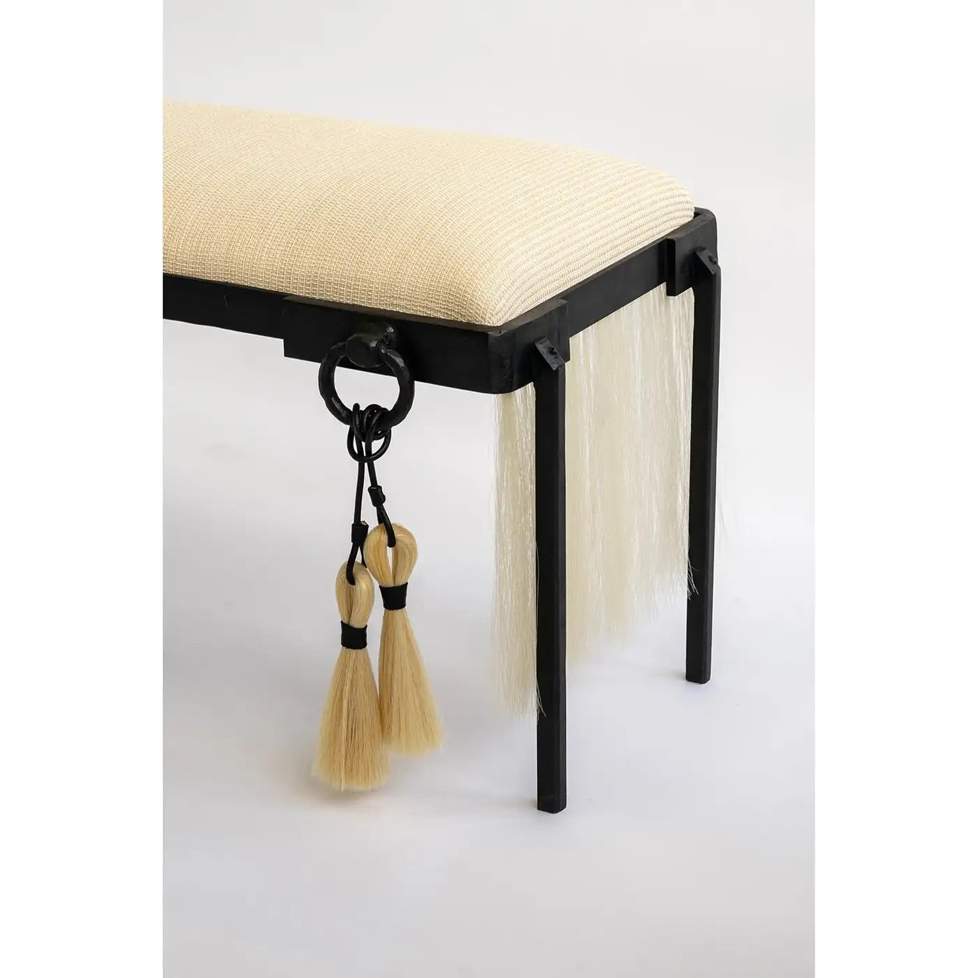 HORSEHAIR BENCH NO. 1 - CREAM (LARGE)