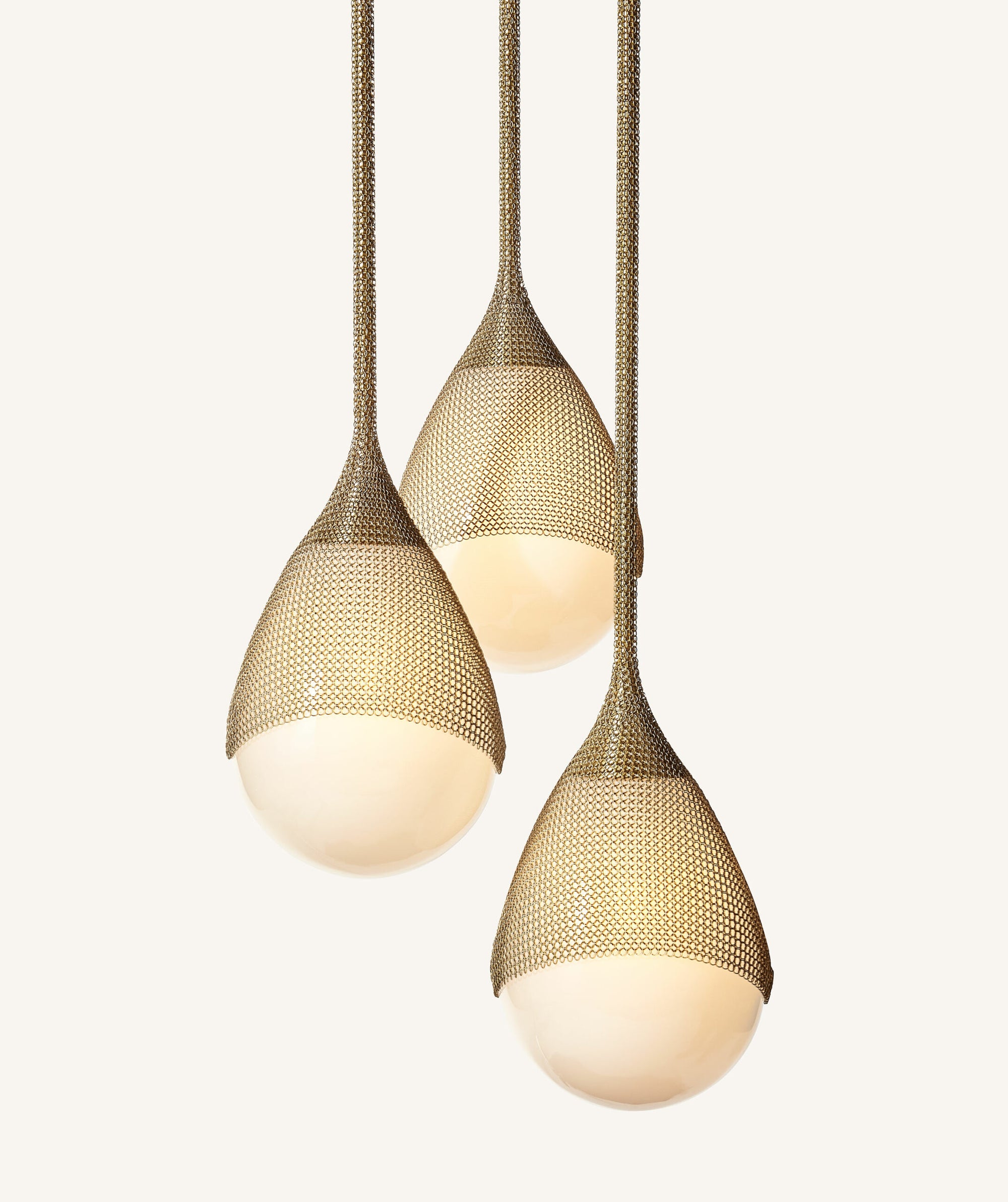Large Armor Pendant – 3 Cluster
