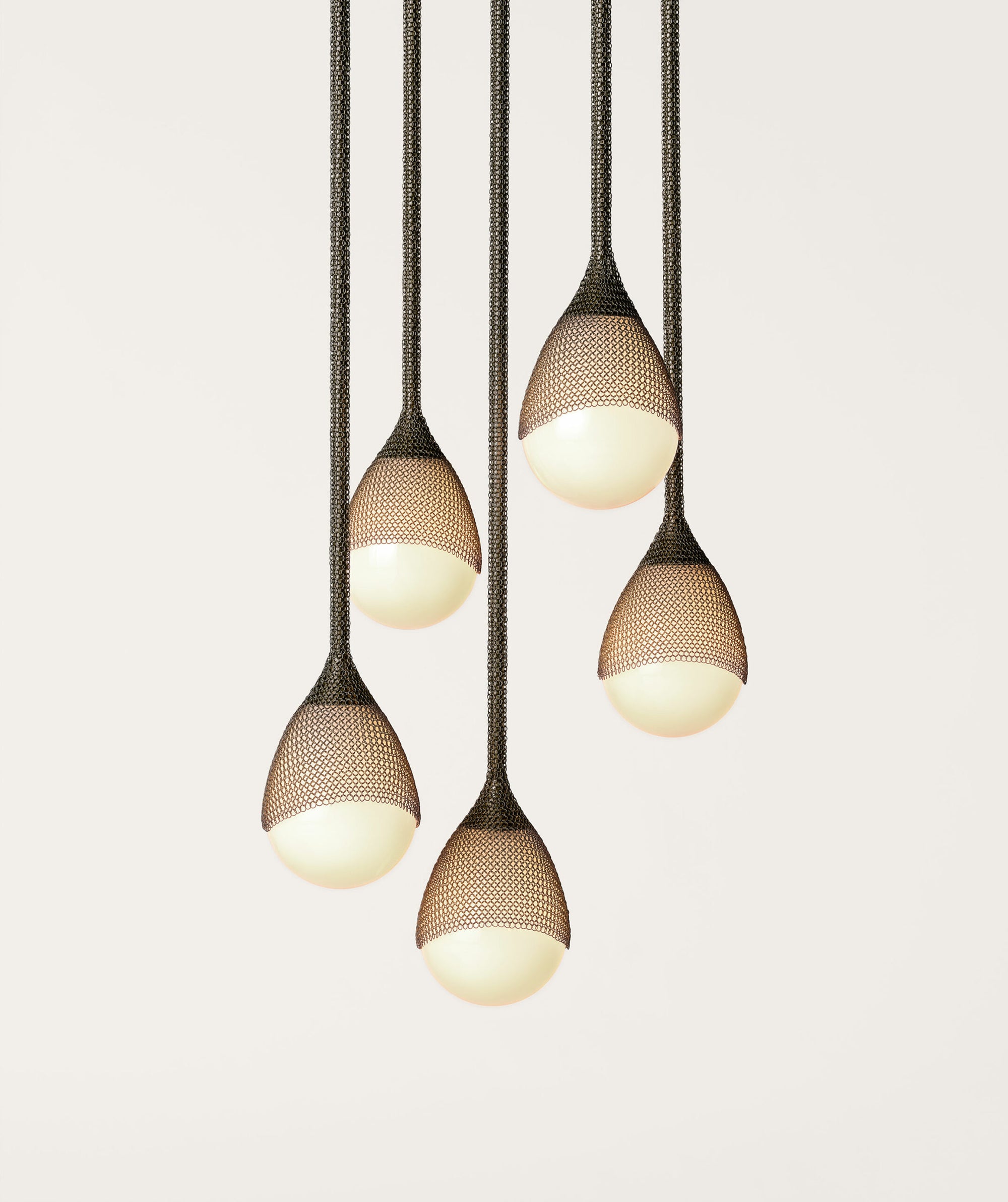 Large Armor Pendant – 5 Cluster