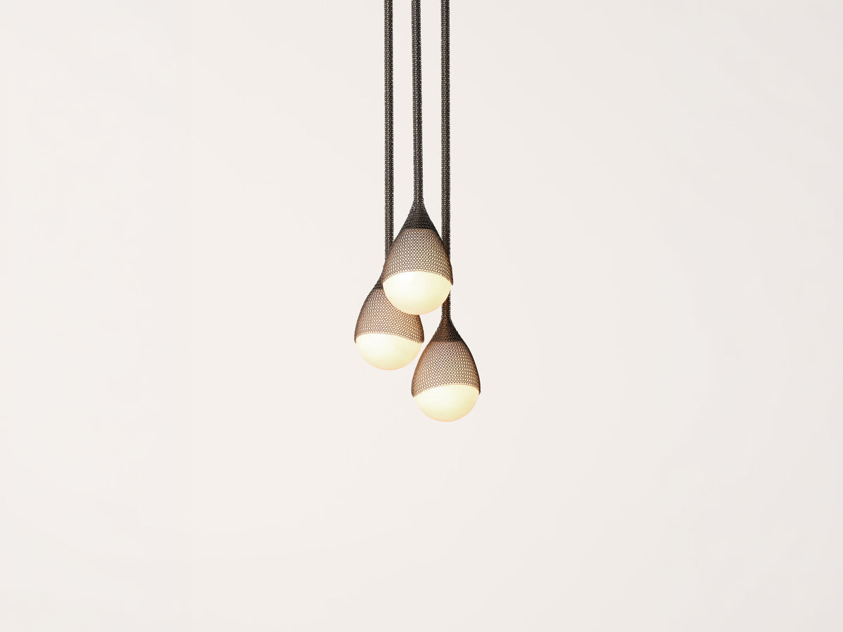 Small Armor Pendant – Three Cluster