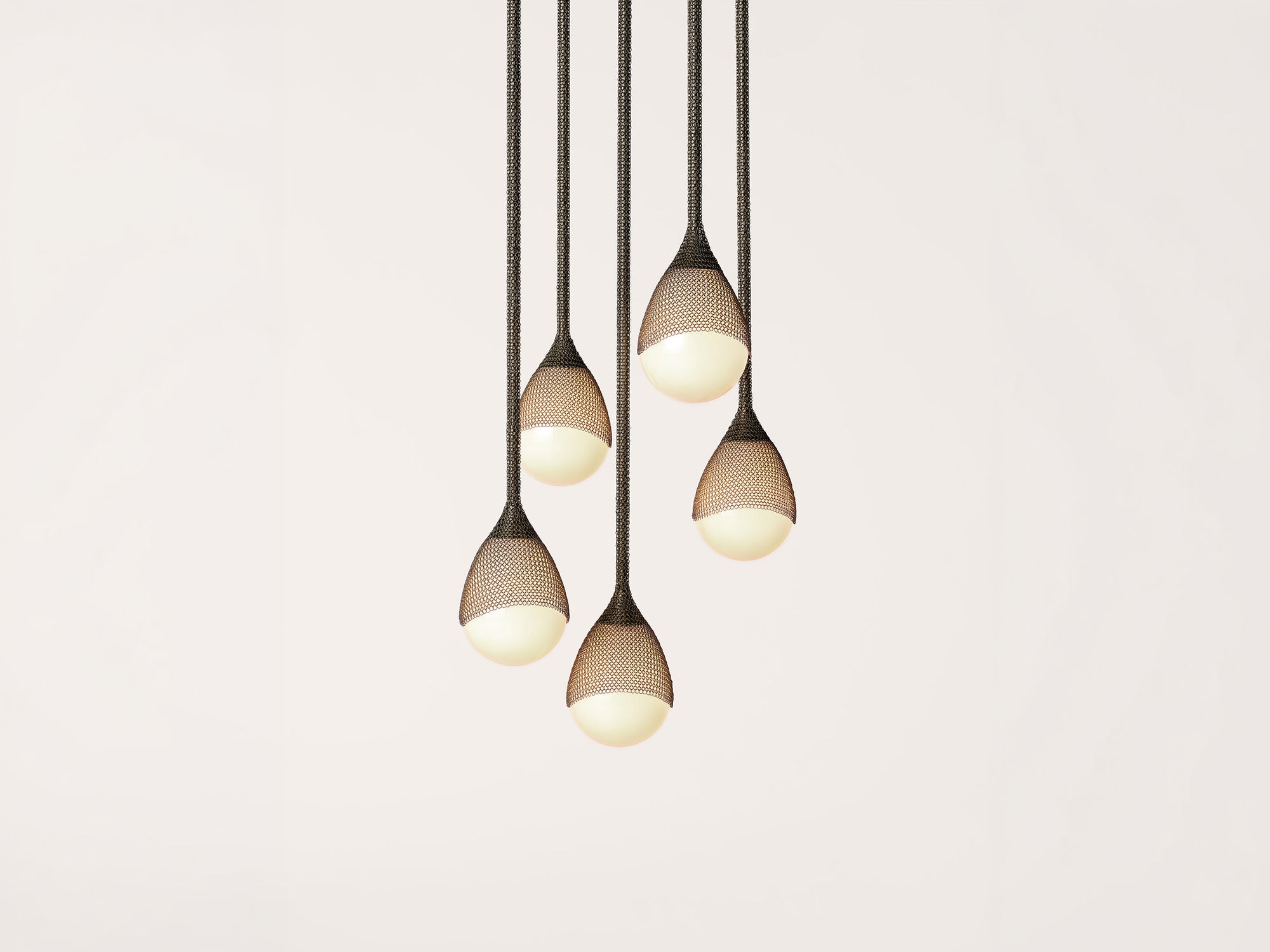 Small Armor Pendant – 5 Cluster