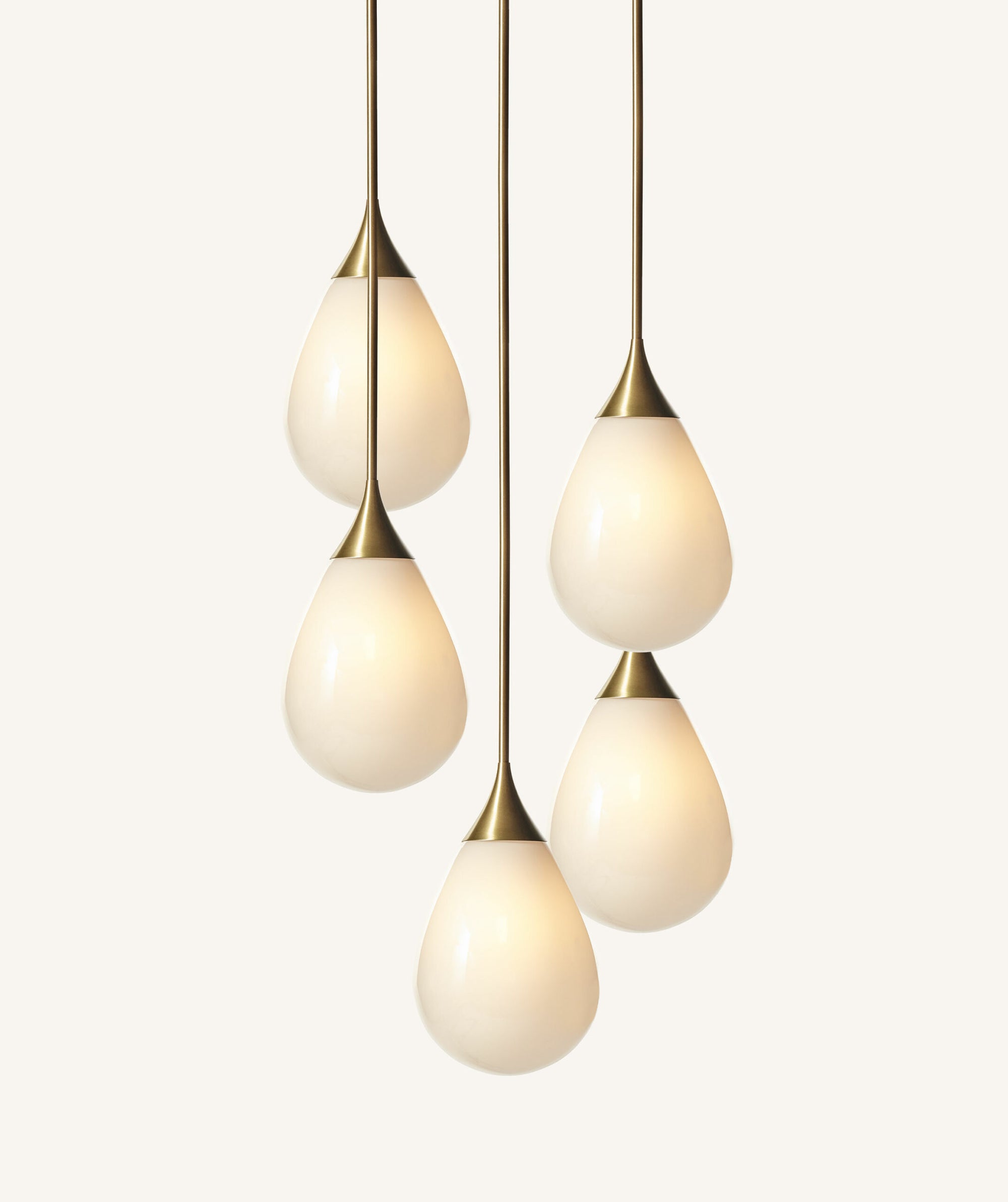 Small Teardrop Pendant – 5 Cluster