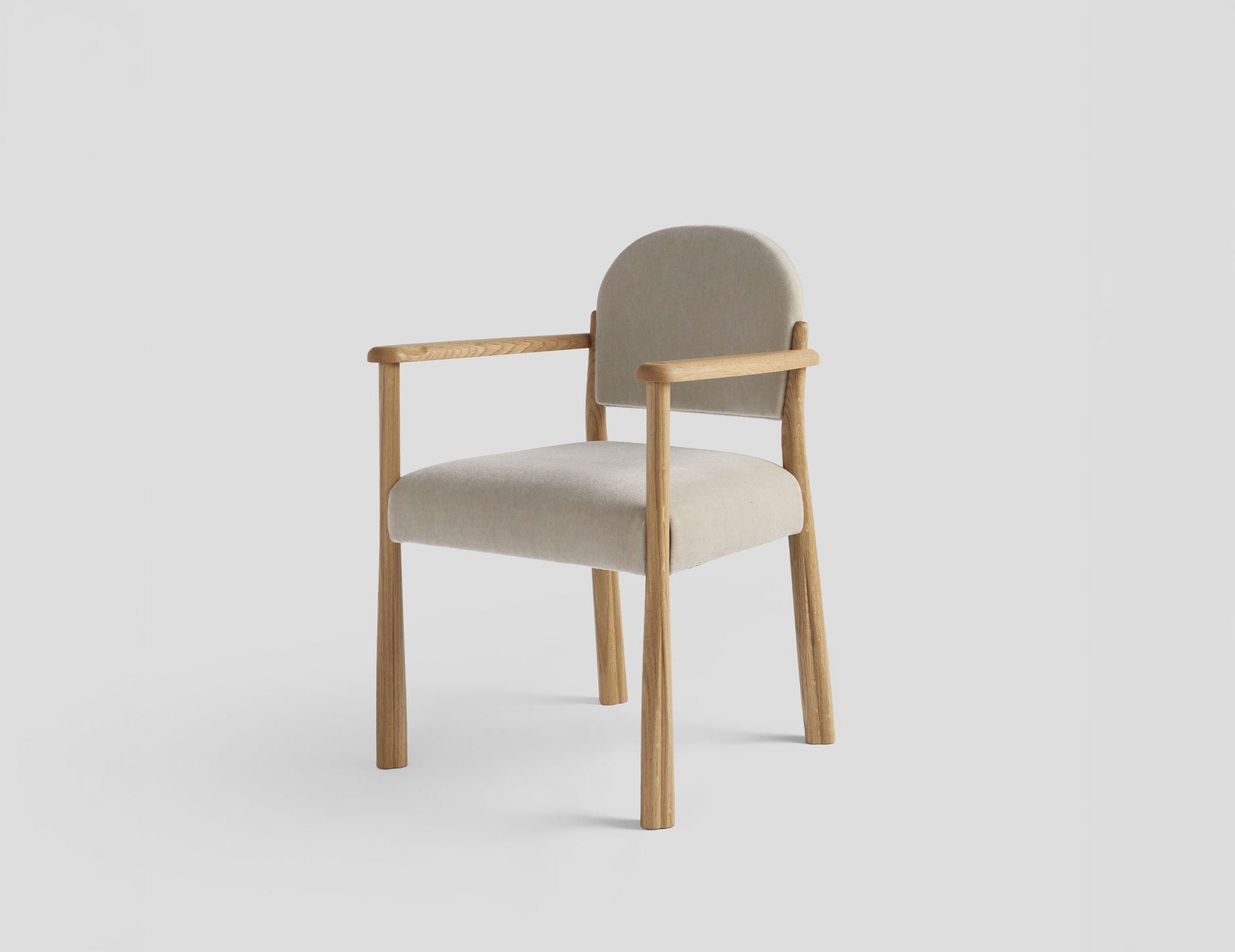 The Kudu Carver Dining Chair in Natural Oak