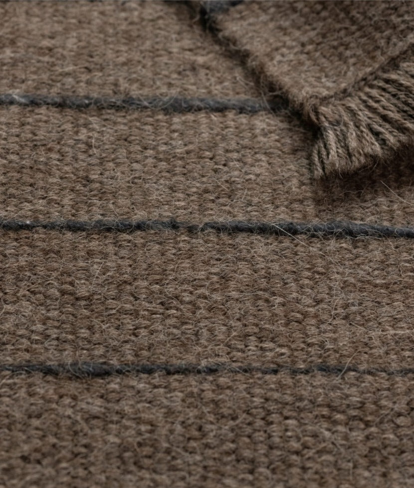 Lines in Brown Blue