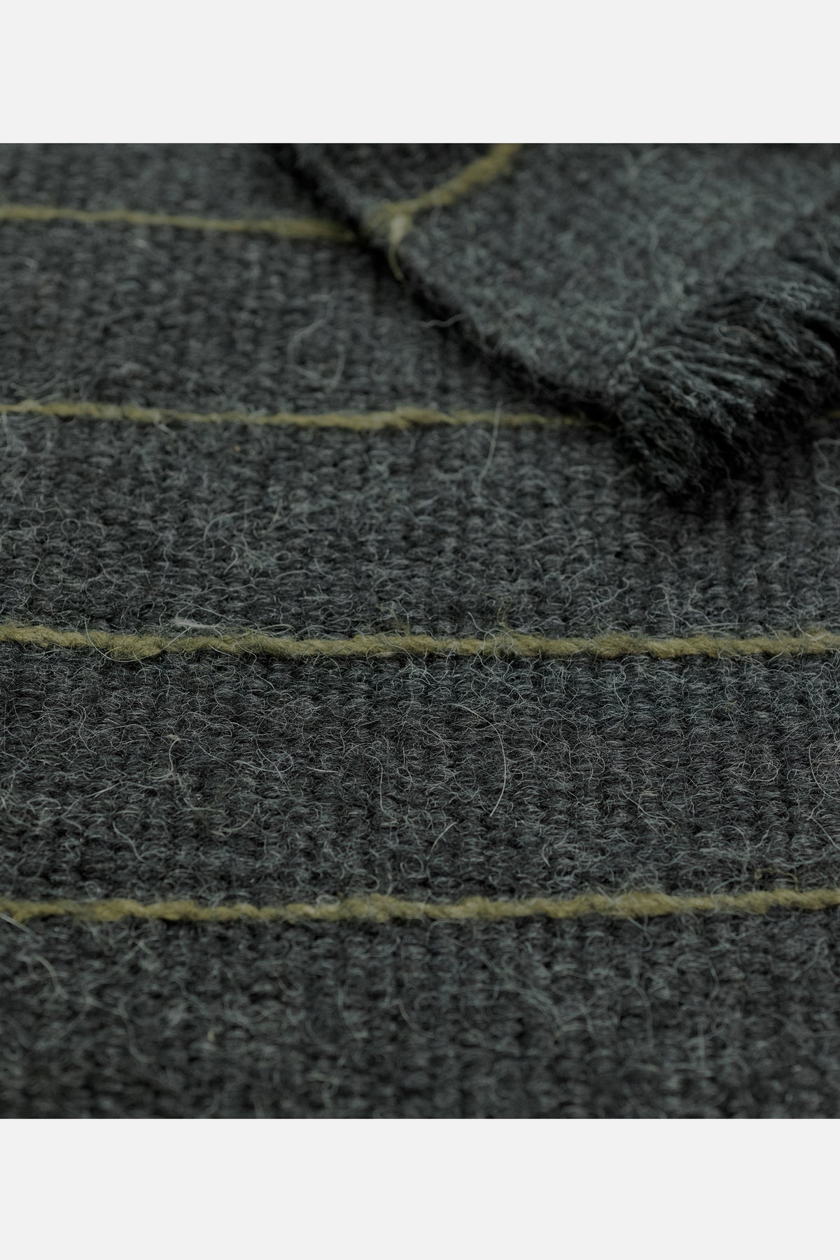 Lines in Charcoal Green