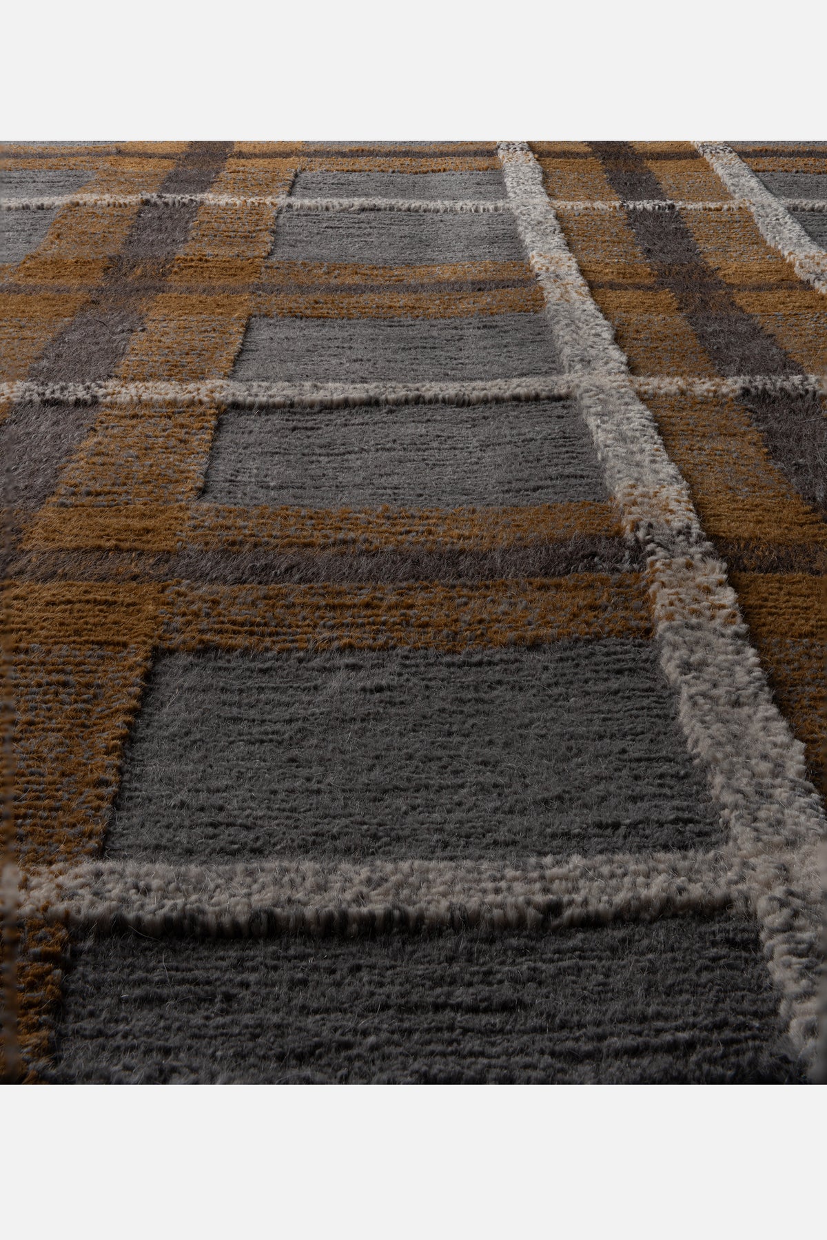 Plaid in Grey Cognac