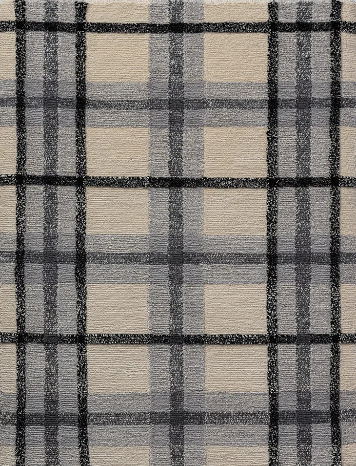Plaid in Black White