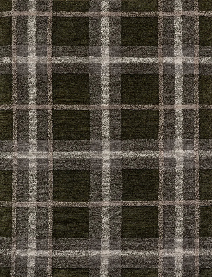 Plaid in Green Taupe