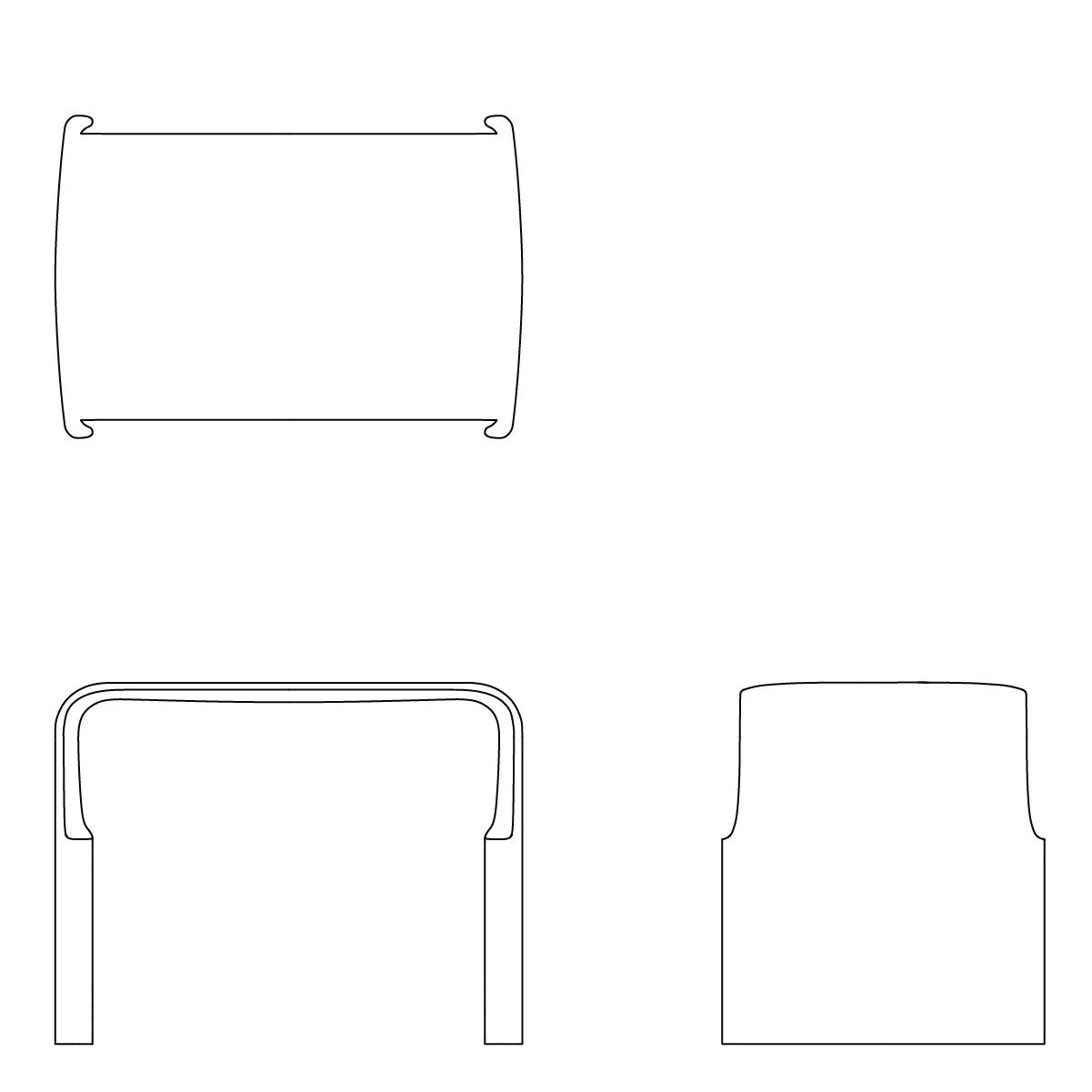 Scimitar Stool