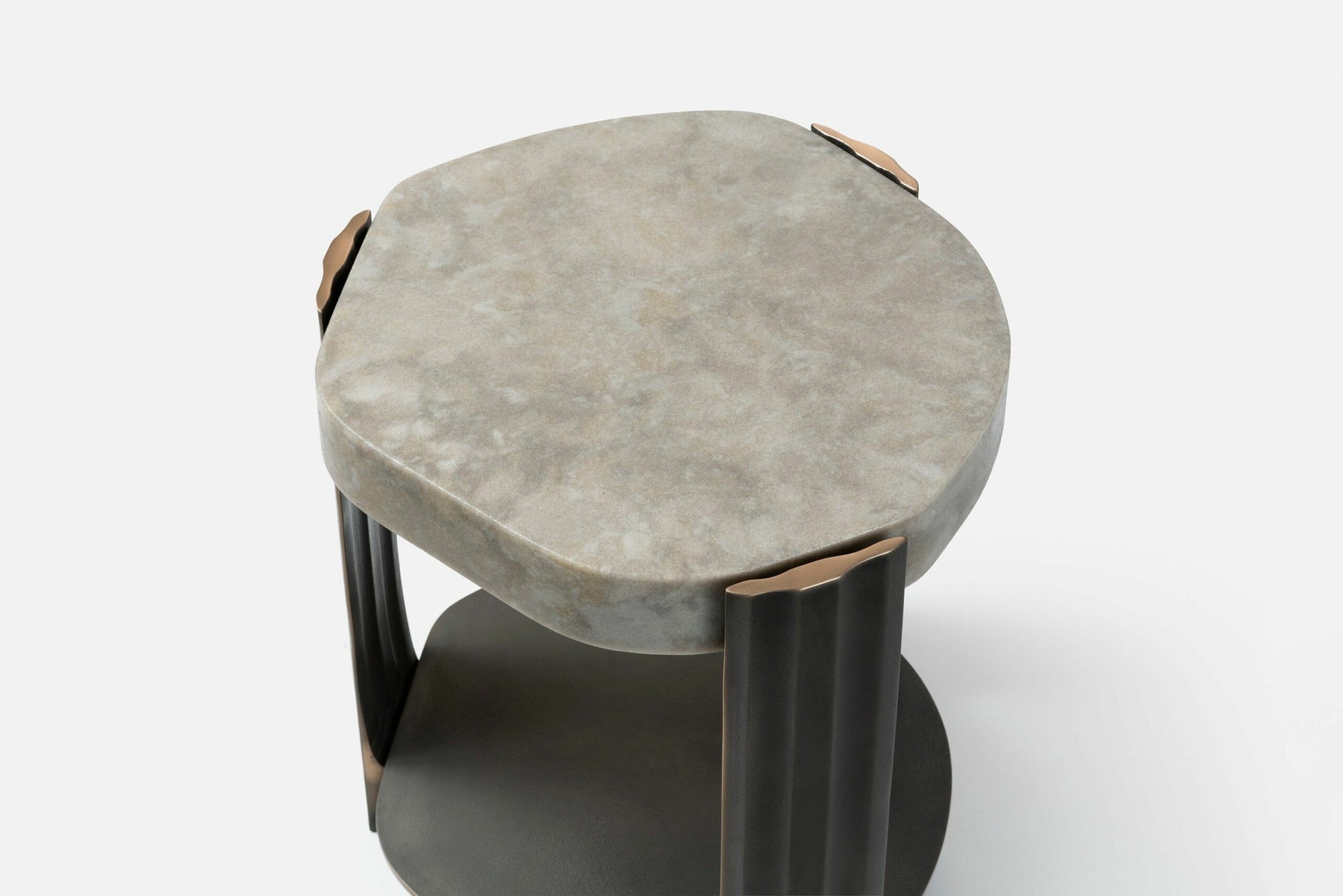 Tributary Occasional Table Cast Mineral