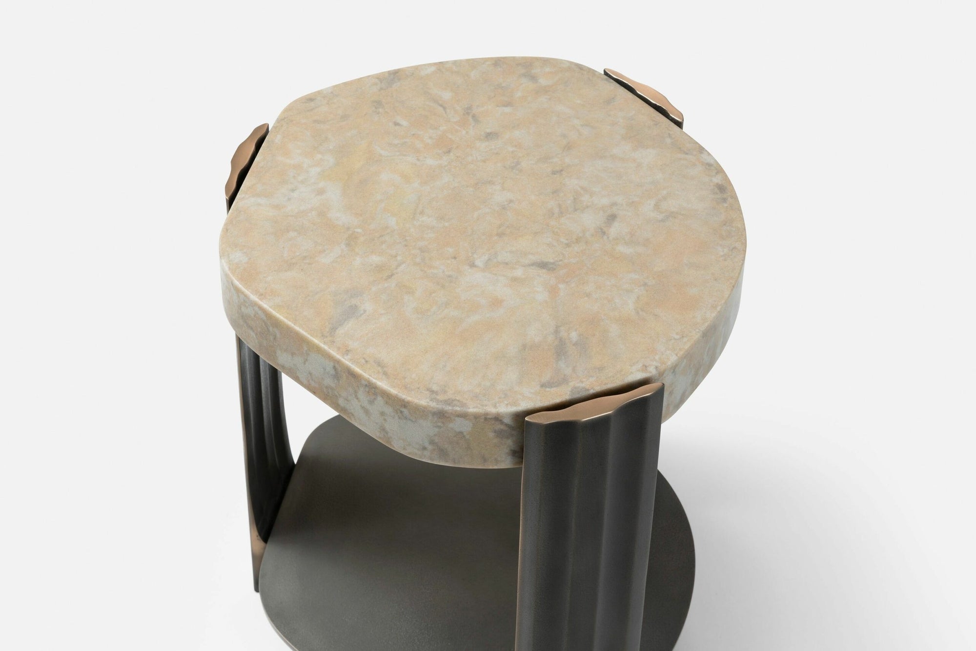 Tributary Occasional Table Cast Mineral