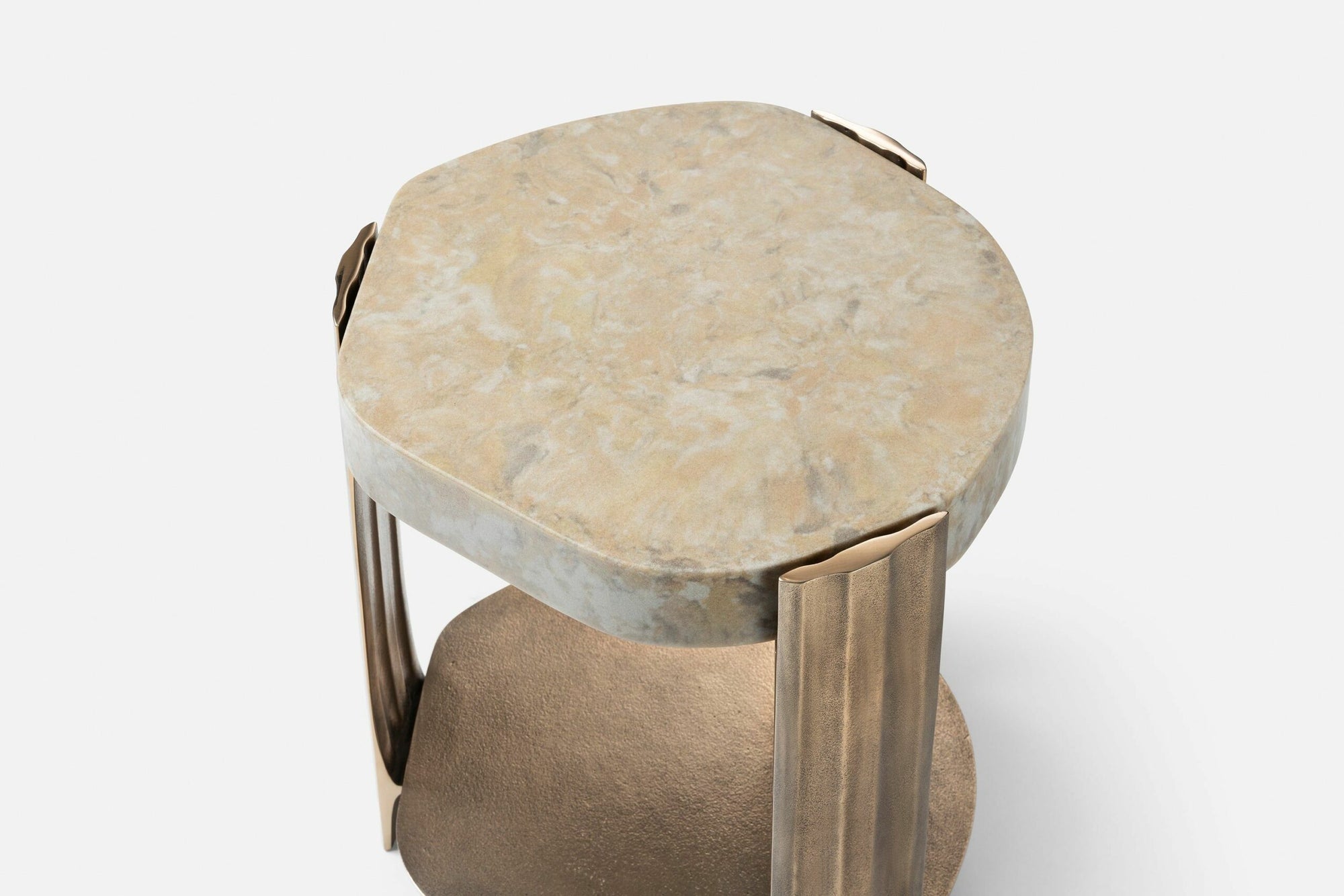 Tributary Occasional Table Cast Mineral