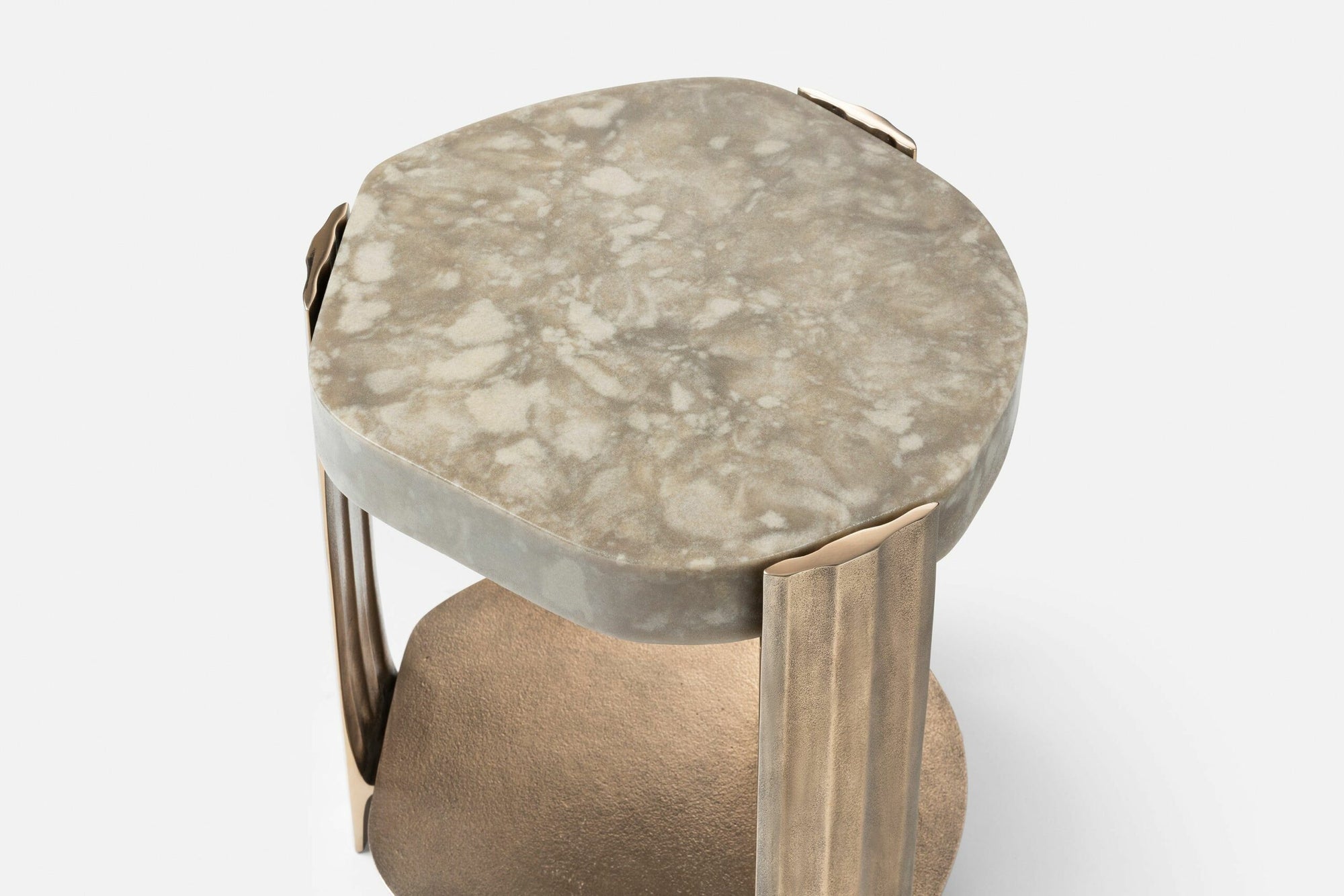 Tributary Occasional Table Cast Mineral