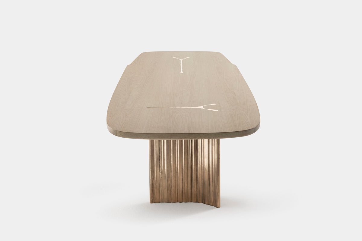 Tributary Dining Table with Inlay
