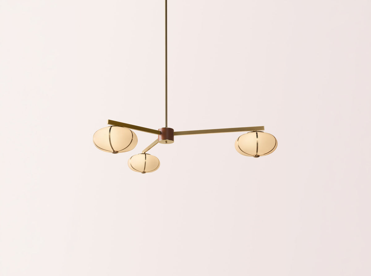 Rib Chandelier – 3 Suspension