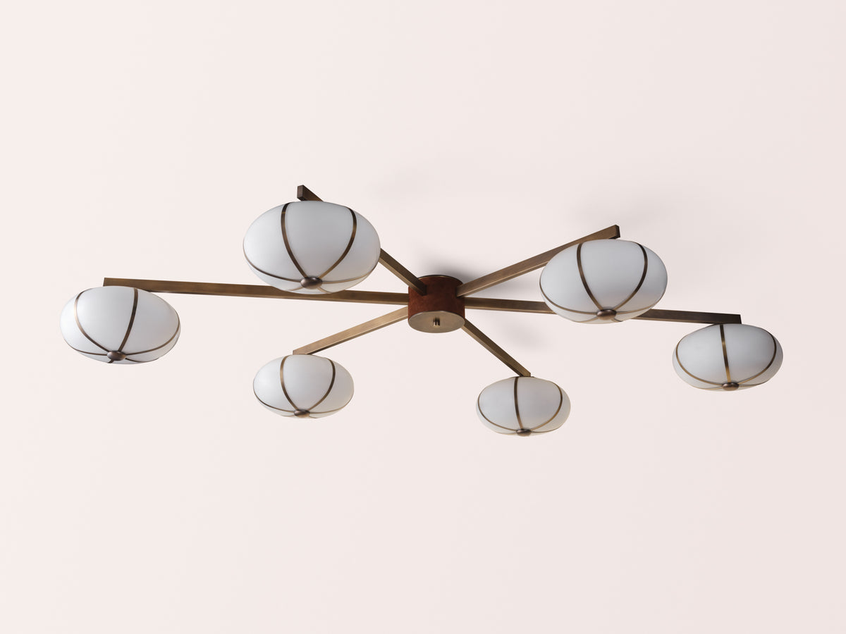 Rib Chandelier – 3 Flush Mount [DRAFT]
