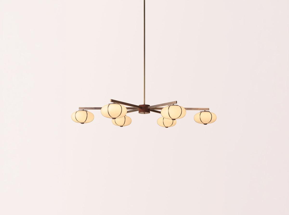 Rib Chandelier – 6 Suspension