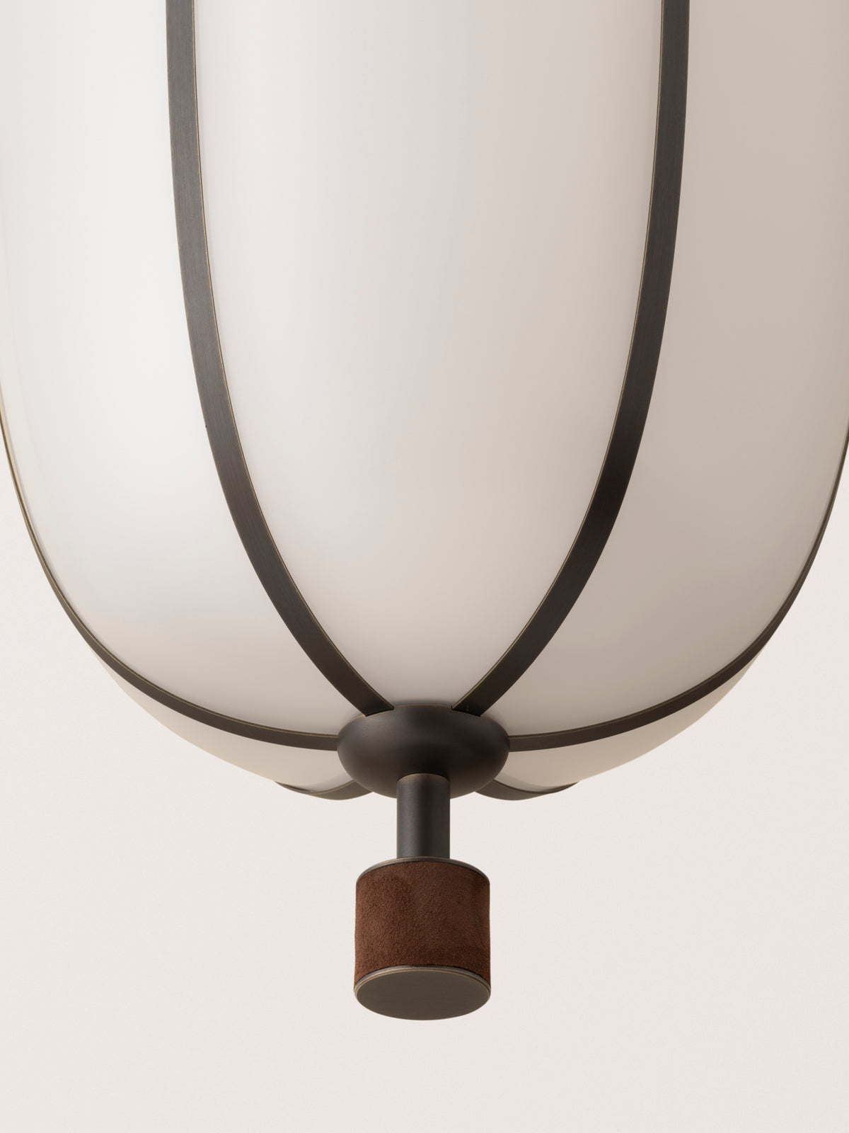 Rib Pendant – Small Ellipse