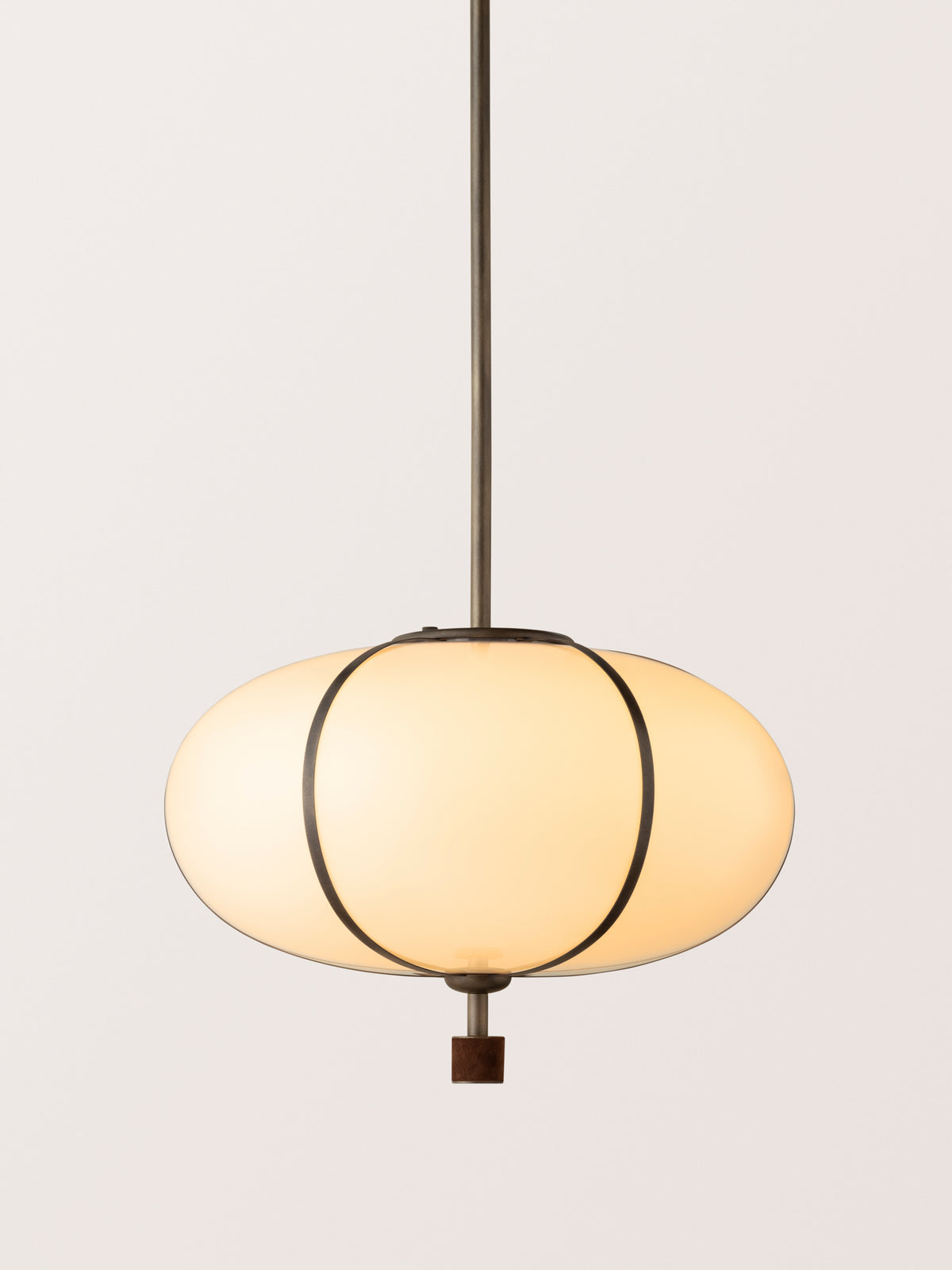 Rib Pendant – Small Ellipse