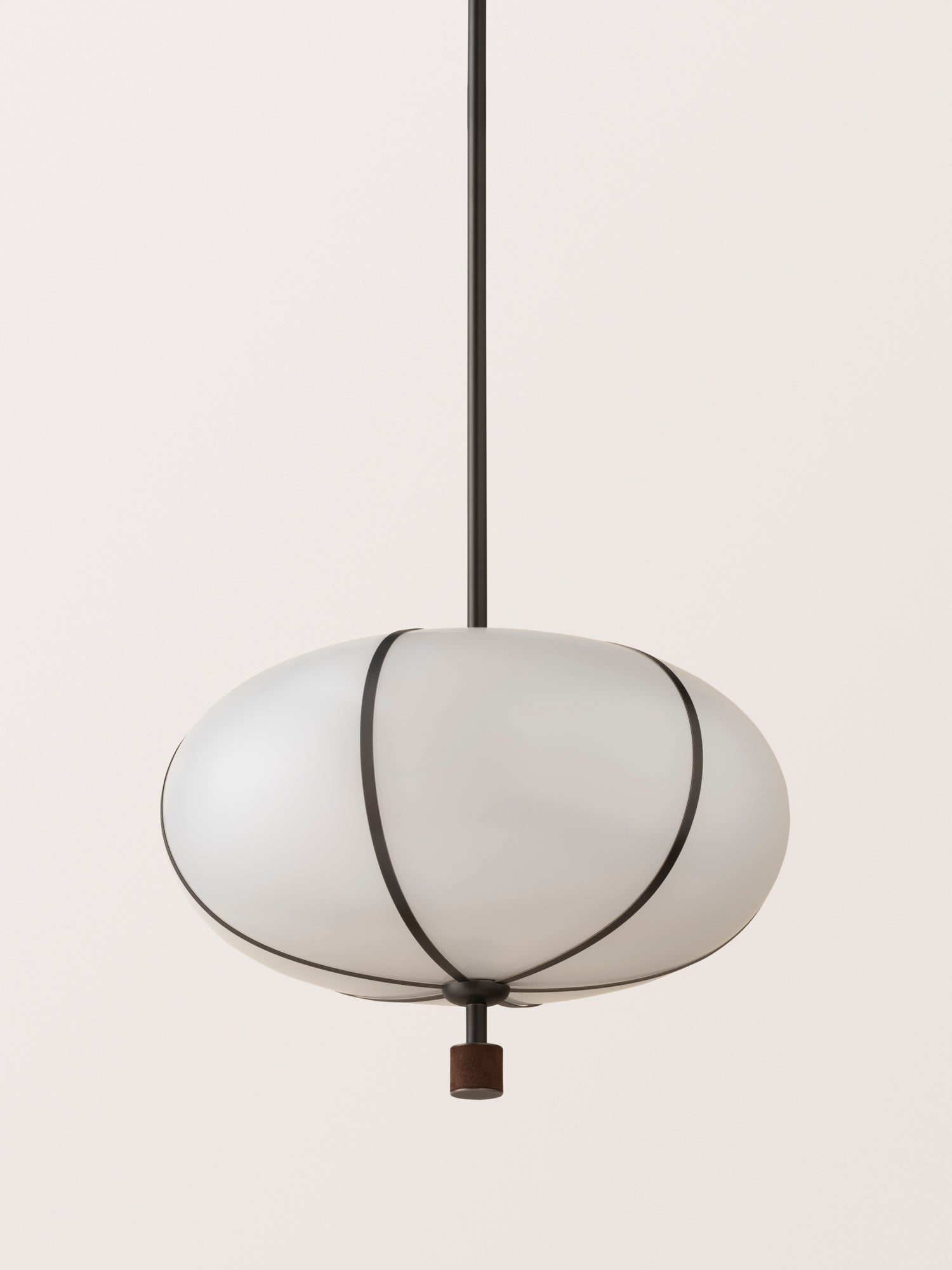 Rib Pendant – Small Ellipse