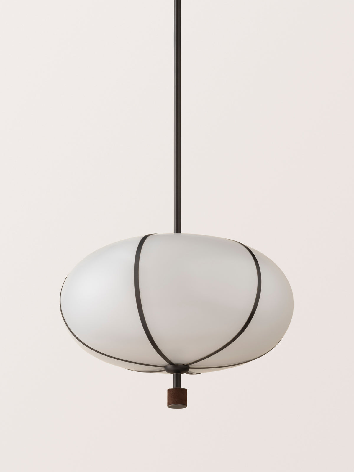 Rib Pendant – Large Ellipse
