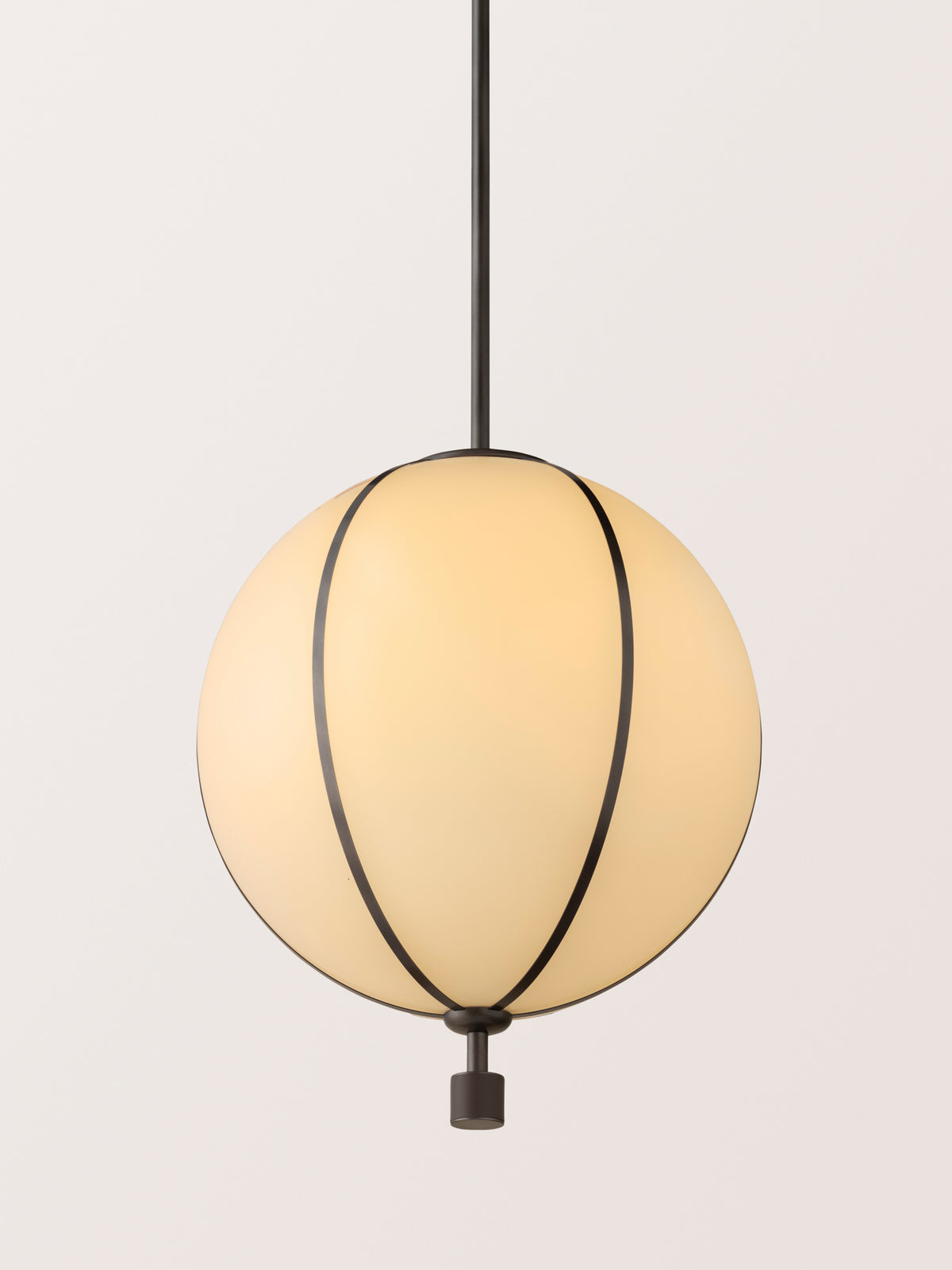 Rib Pendant – Small Ellipse
